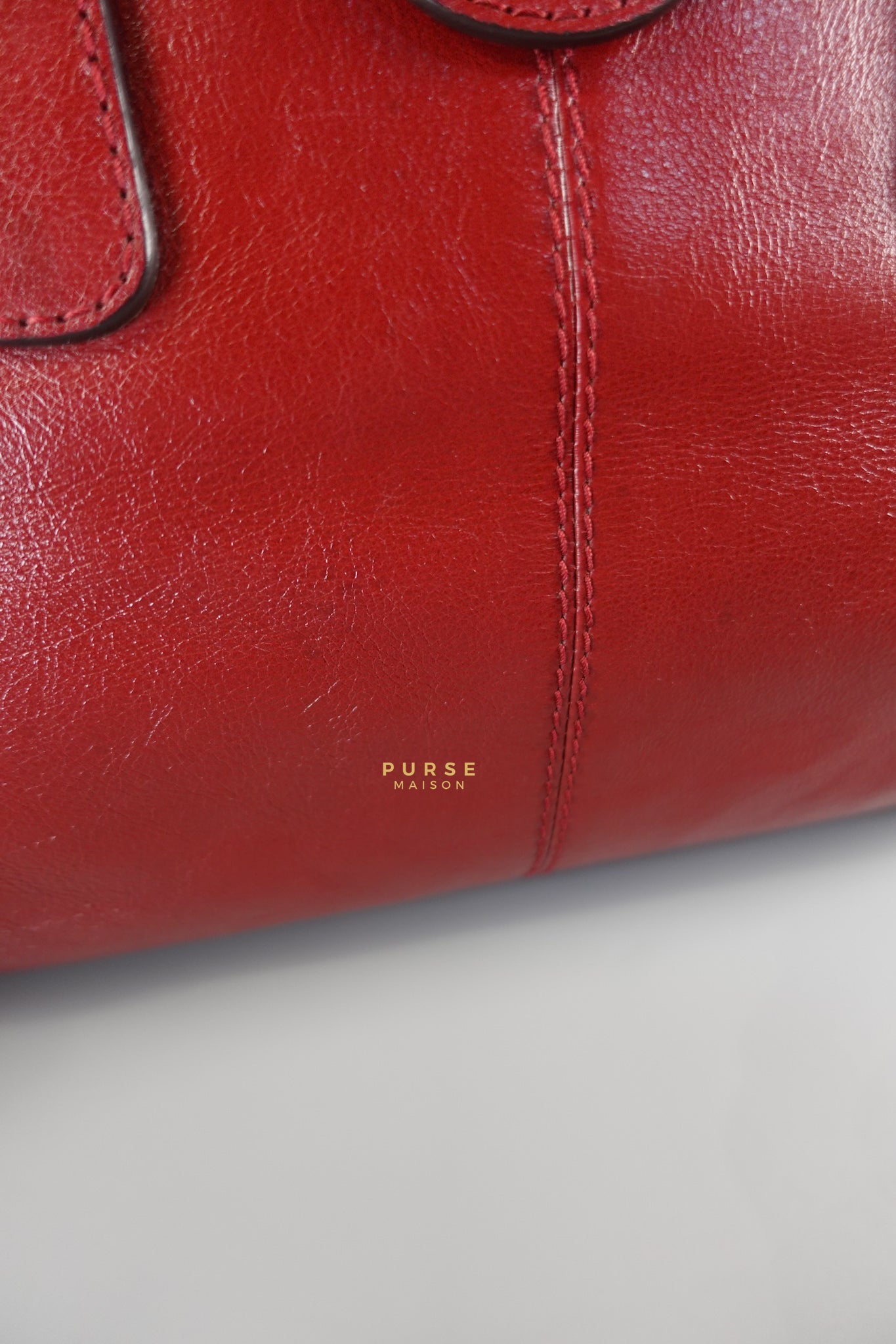 Re(belle) Medium in Red Leather Bag | Purse Maison Luxury Bags Shop