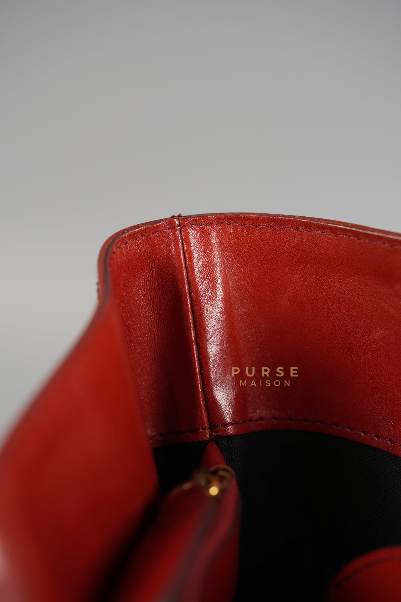 Red Bridle House Check Tote Bag | Purse Maison Luxury Bags Shop