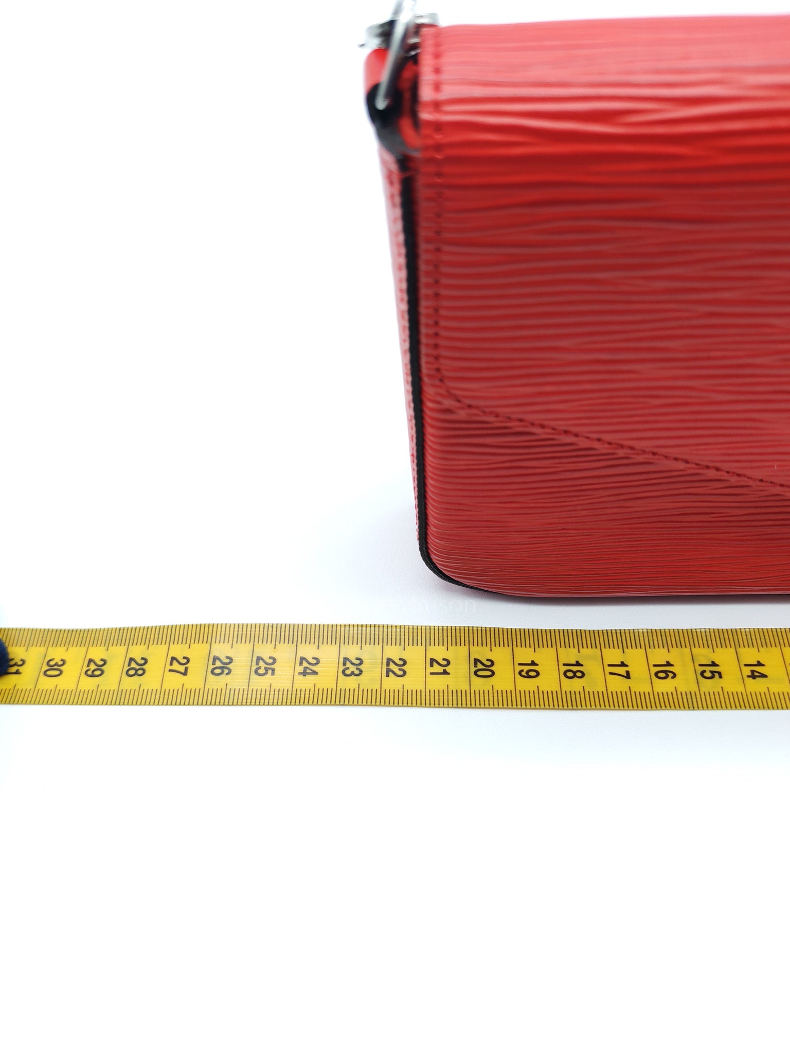 Felicie GM in Red Epi Leather Silver Hardware (Date code: TJ0117)