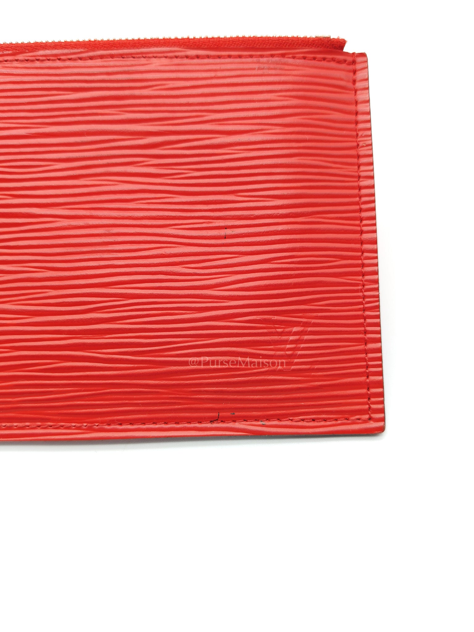 Felicie GM in Red Epi Leather Silver Hardware (Date code: TJ0117)