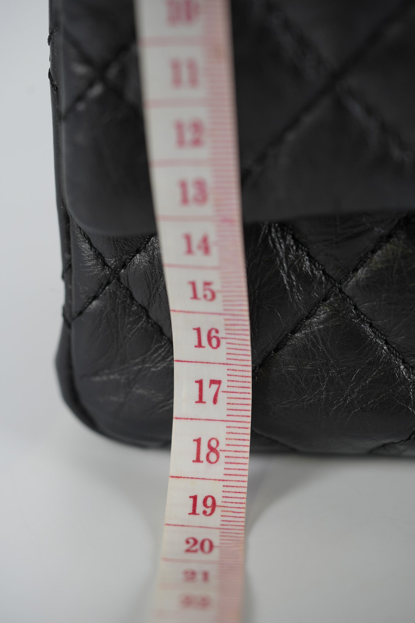 Reissue 2.55 Size 226 (Medium) in Black Quilted Calfskin Leather & Gold Hardware Series 21 | Purse Maison Luxury Bags Shop