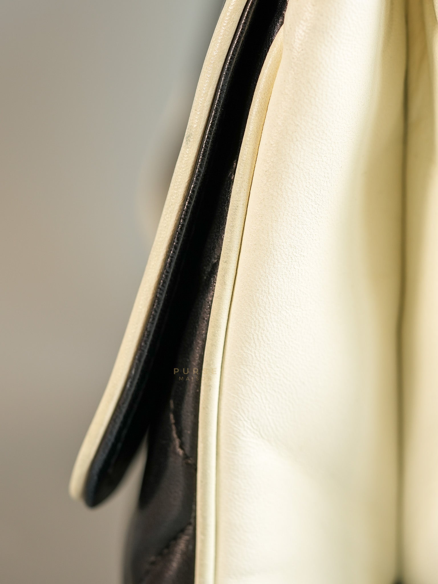 Resort Cruise Flap Bag Bi-Color Flap in Lambskin Leather and Silver Hardware Series 12 | Purse Maison Luxury Bags Shop