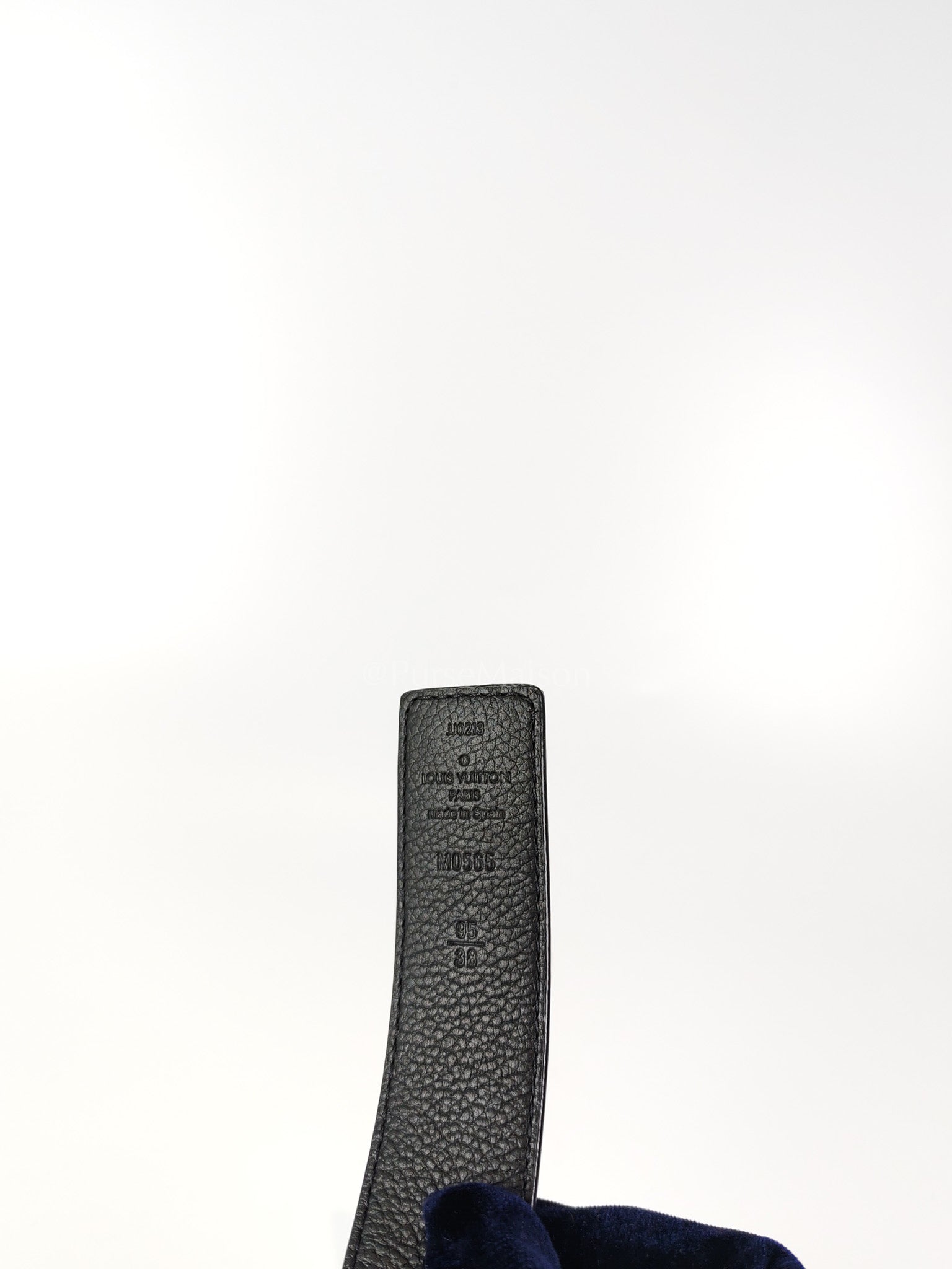 Reversible Belt in Monogram Leather Size 95cm x 38mm | Purse Maison Luxury Bags Shop