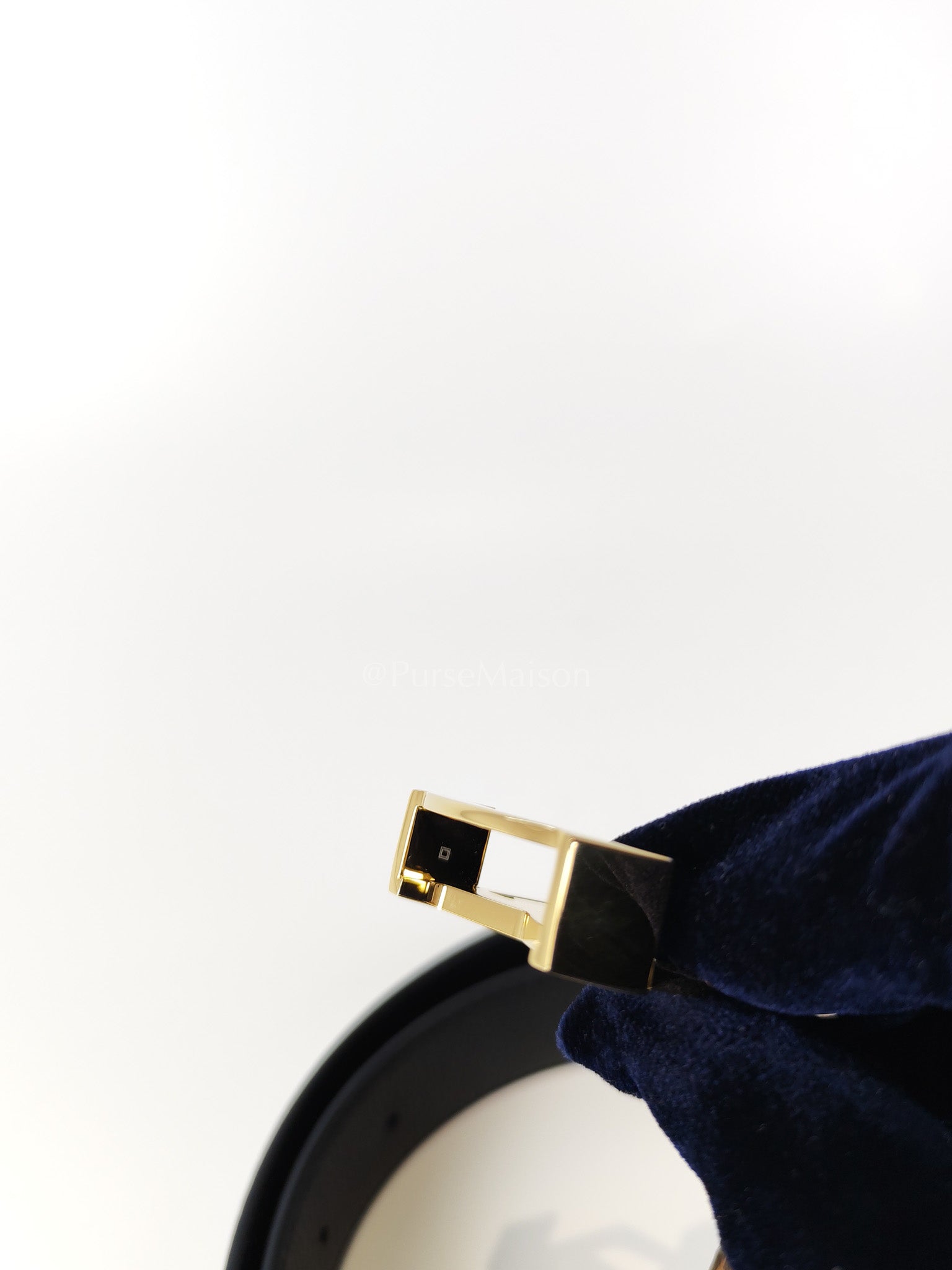 Reversible Belt in Monogram Leather Size 95cm x 38mm | Purse Maison Luxury Bags Shop