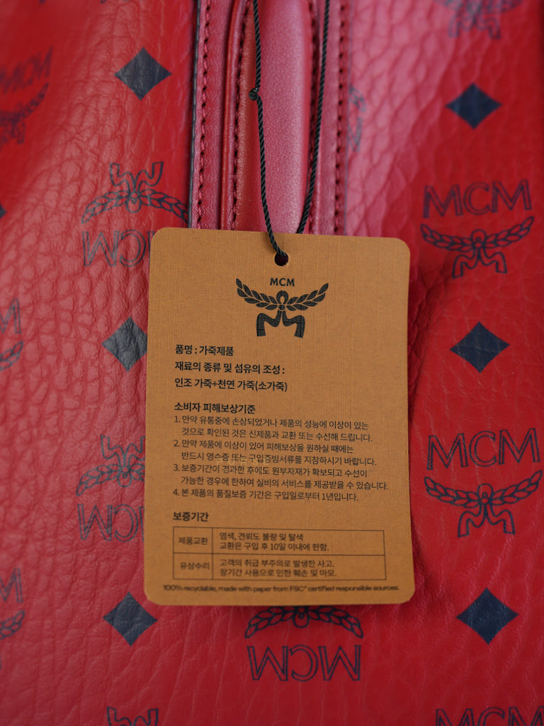 Reversible Visetoso Large Red Tote Bag | Purse Maison Luxury Bags Shop
