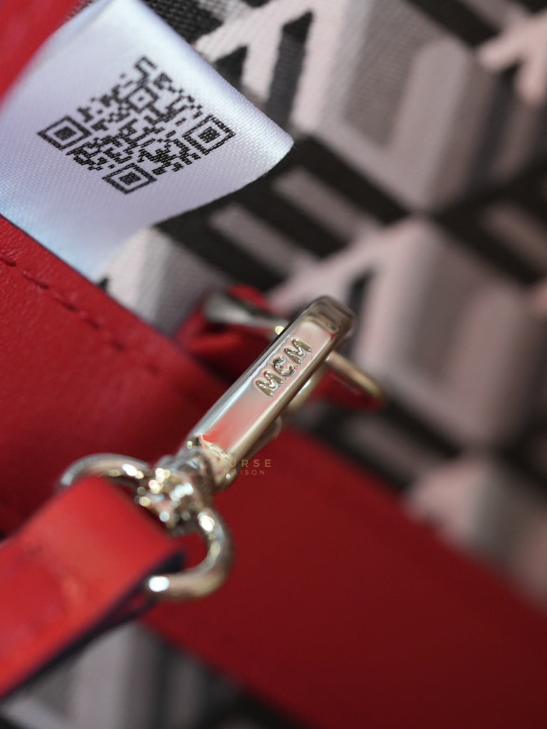 Reversible Visetoso Large Red Tote Bag | Purse Maison Luxury Bags Shop