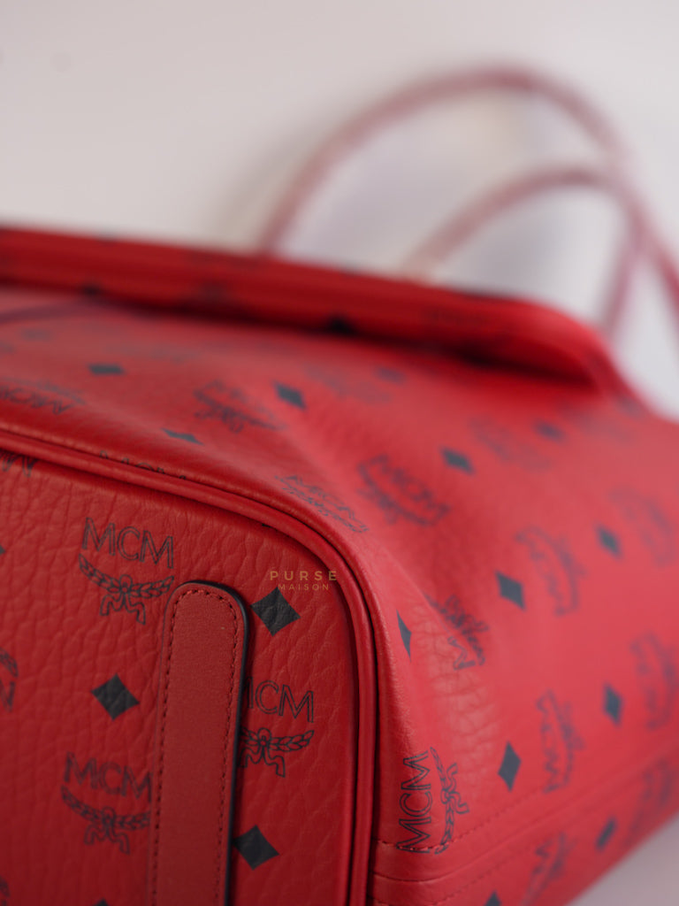Reversible Visetoso Large Red Tote Bag | Purse Maison Luxury Bags Shop