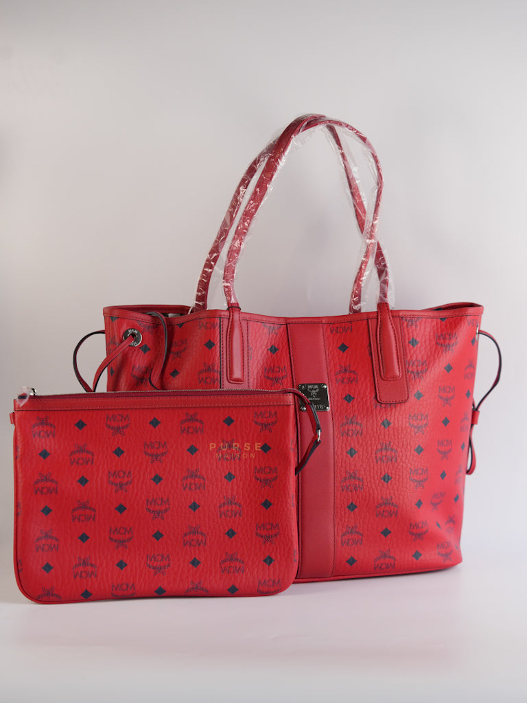 Reversible Visetoso Large Red Tote Bag | Purse Maison Luxury Bags Shop