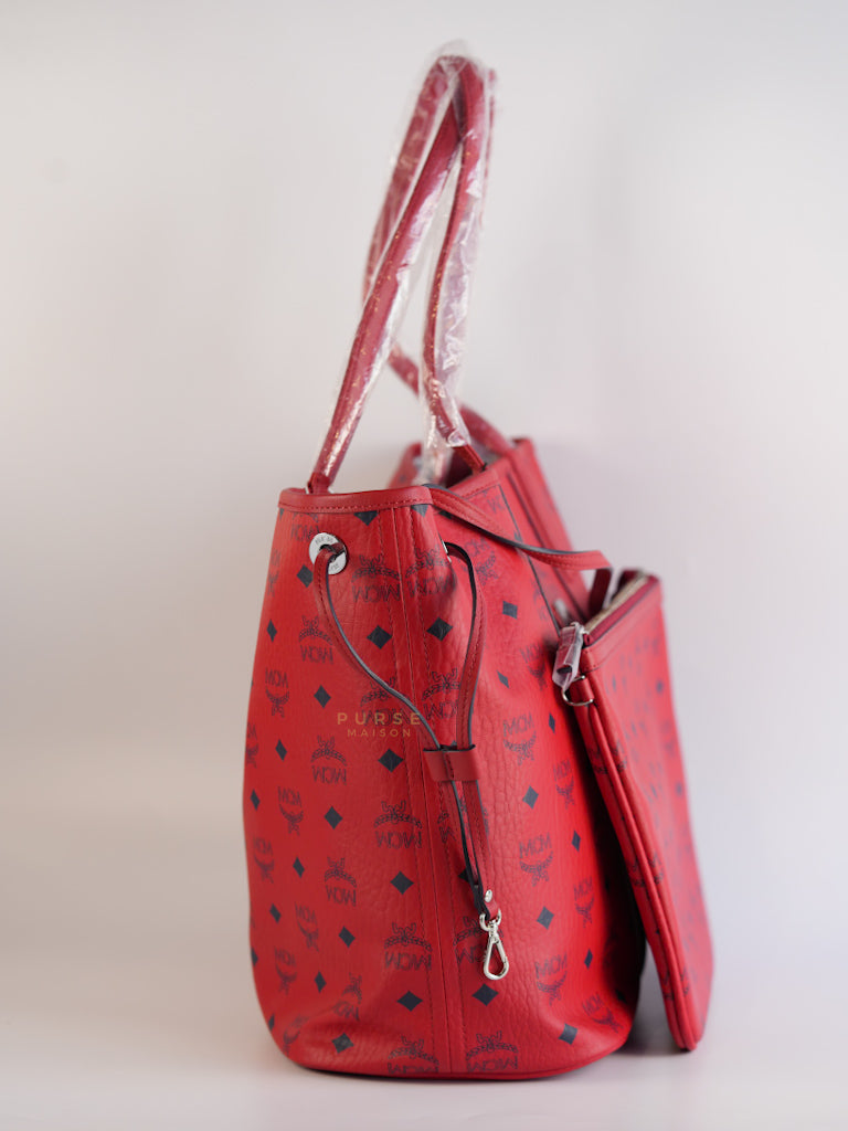 Reversible Visetoso Large Red Tote Bag | Purse Maison Luxury Bags Shop