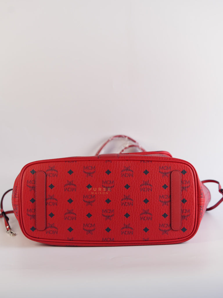 Reversible Visetoso Large Red Tote Bag | Purse Maison Luxury Bags Shop