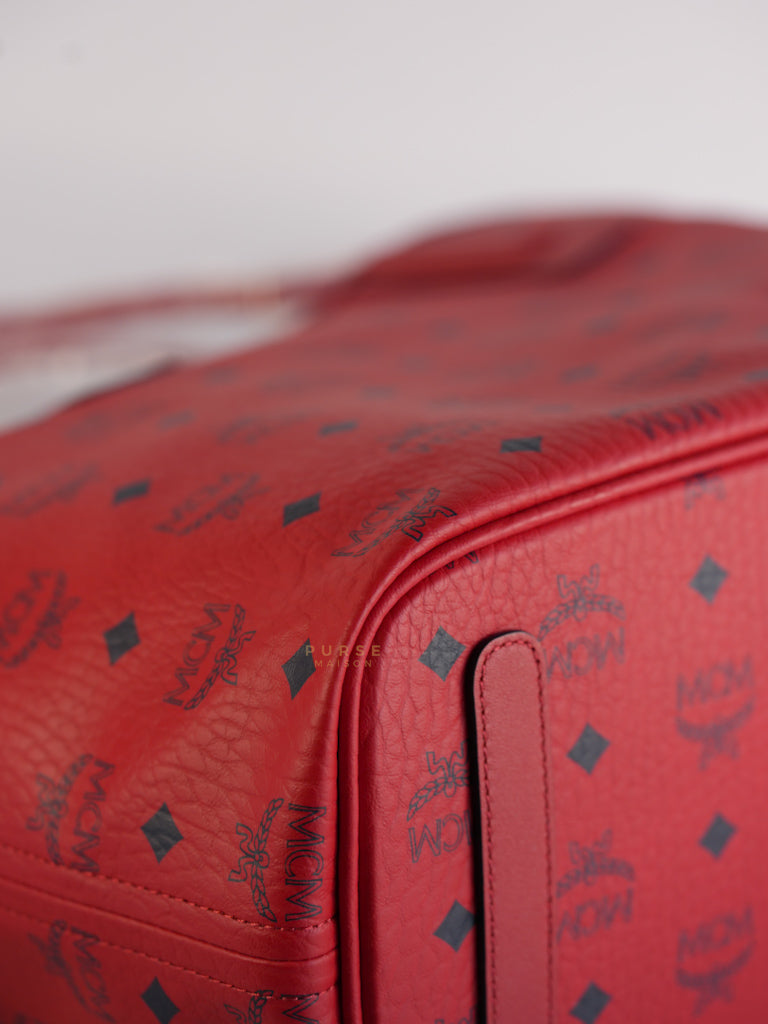 Reversible Visetoso Large Red Tote Bag | Purse Maison Luxury Bags Shop