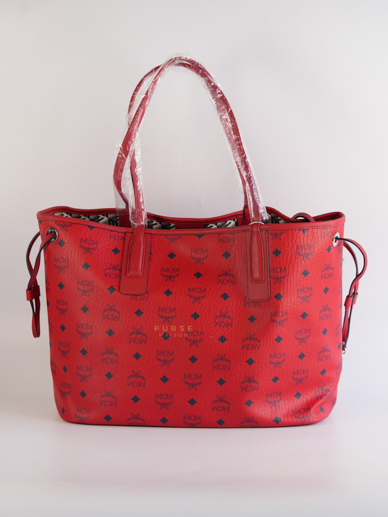 Reversible Visetoso Large Red Tote Bag | Purse Maison Luxury Bags Shop