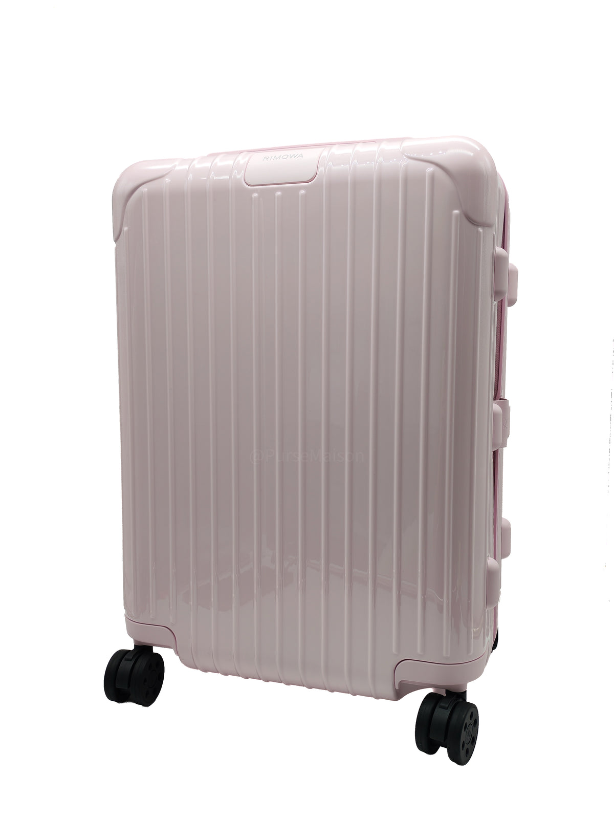 Rimowa Essential Check-In L in Gloss Ballerina Pink Luggage | Purse Maison Luxury Bags Shop