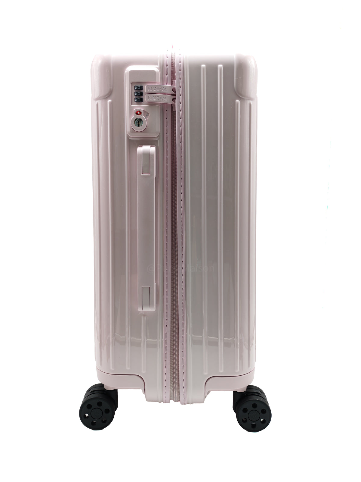 Rimowa Essential Check-In L in Gloss Ballerina Pink Luggage | Purse Maison Luxury Bags Shop