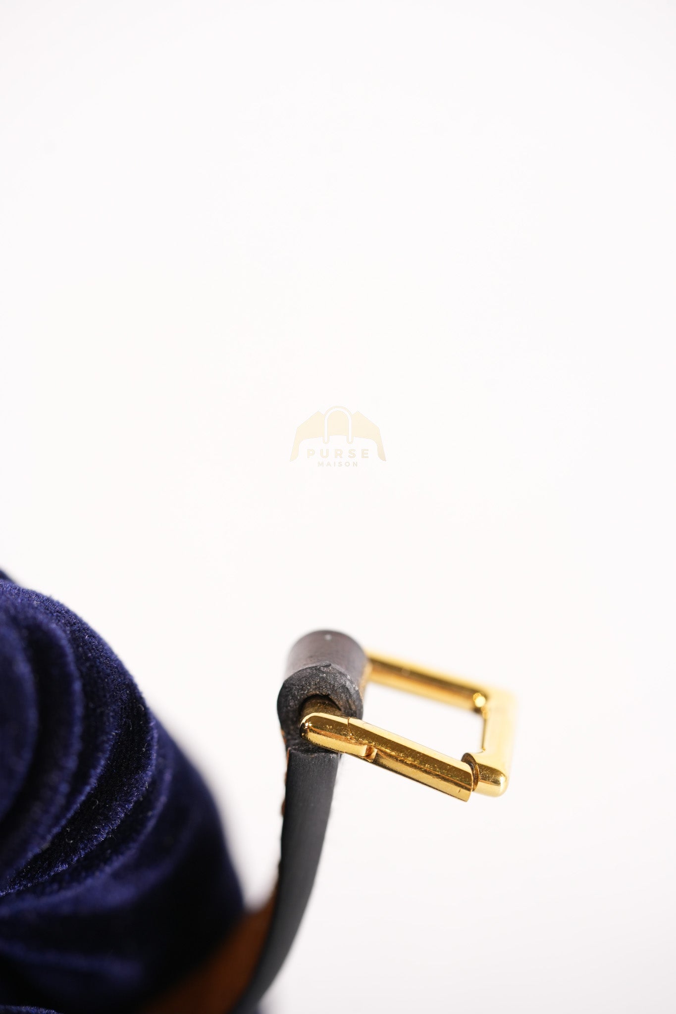 Rivale Double Tour Bracelet in Noir Box Calfskin Leather Gold Hardware Stamp X(2016) | Purse Maison Luxury Bags Shop