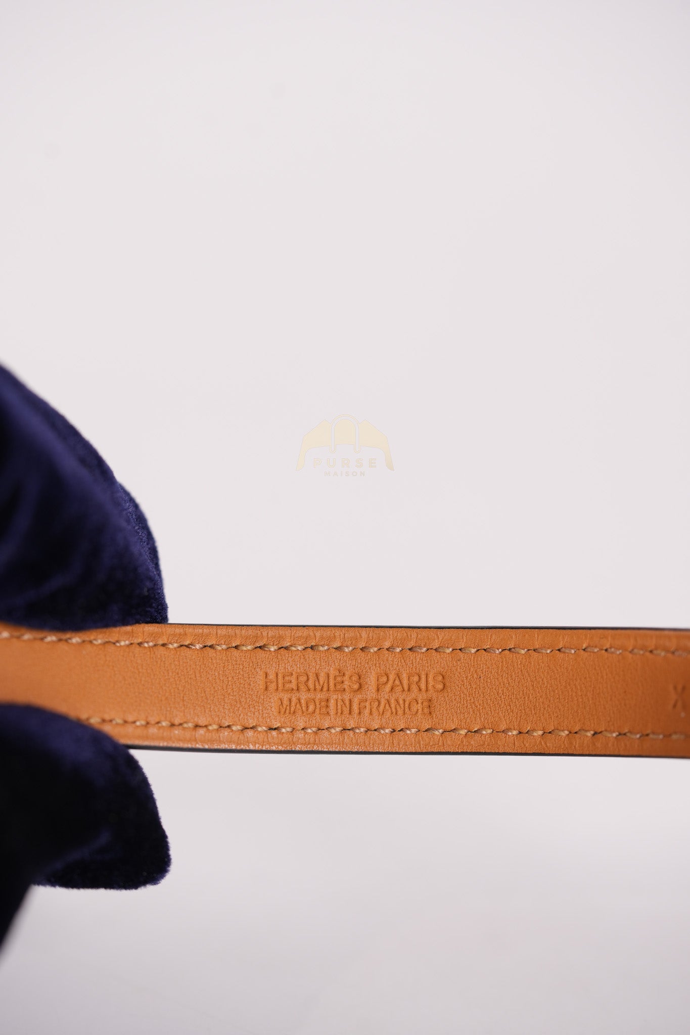 Rivale Double Tour Bracelet in Noir Box Calfskin Leather Gold Hardware Stamp X(2016) | Purse Maison Luxury Bags Shop