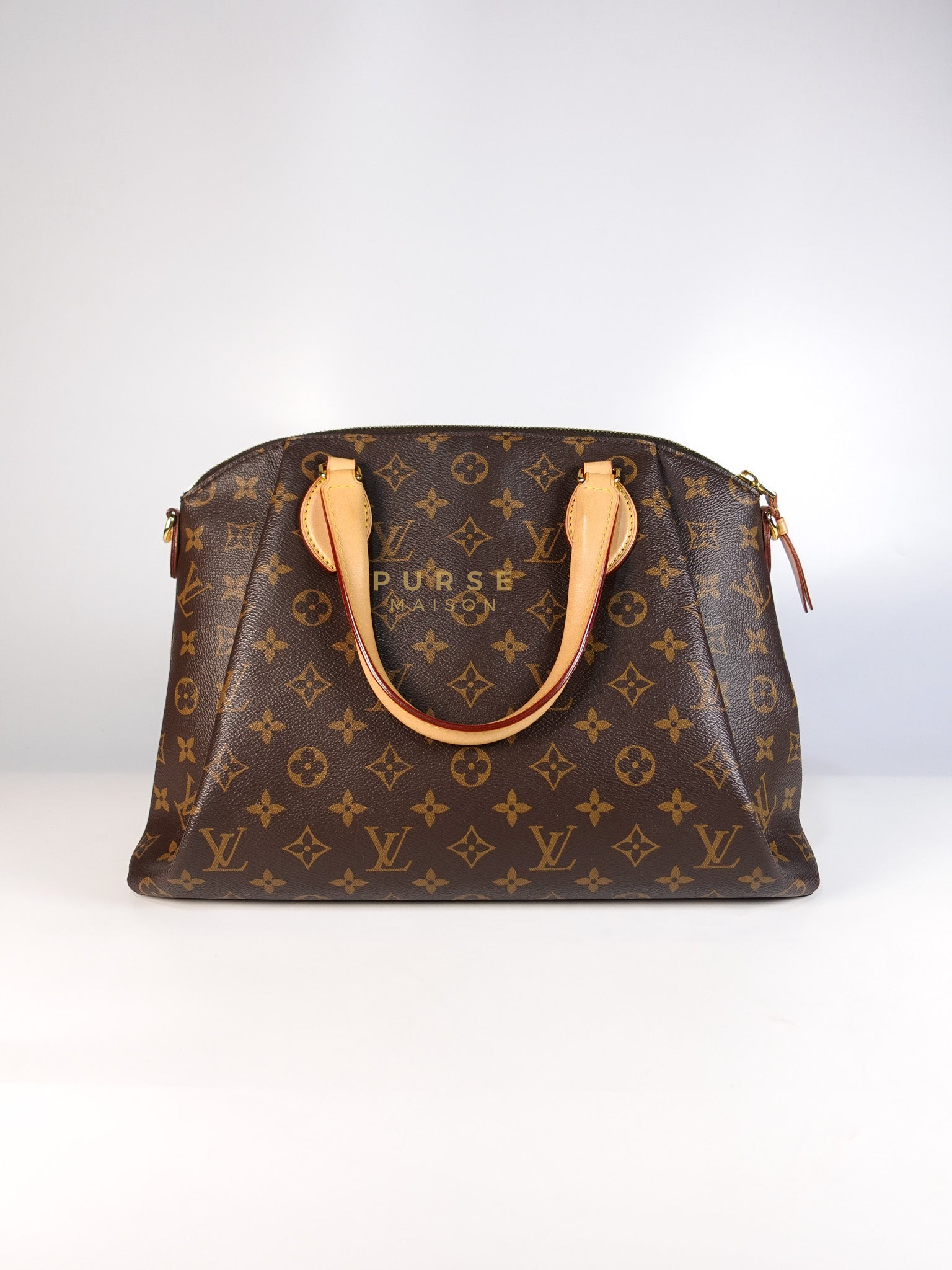 Rivoli MM 2way Bag in Monogram Canvas & Gold Hardware (Date Code: MB2179) | Purse Maison Luxury Bags Shop