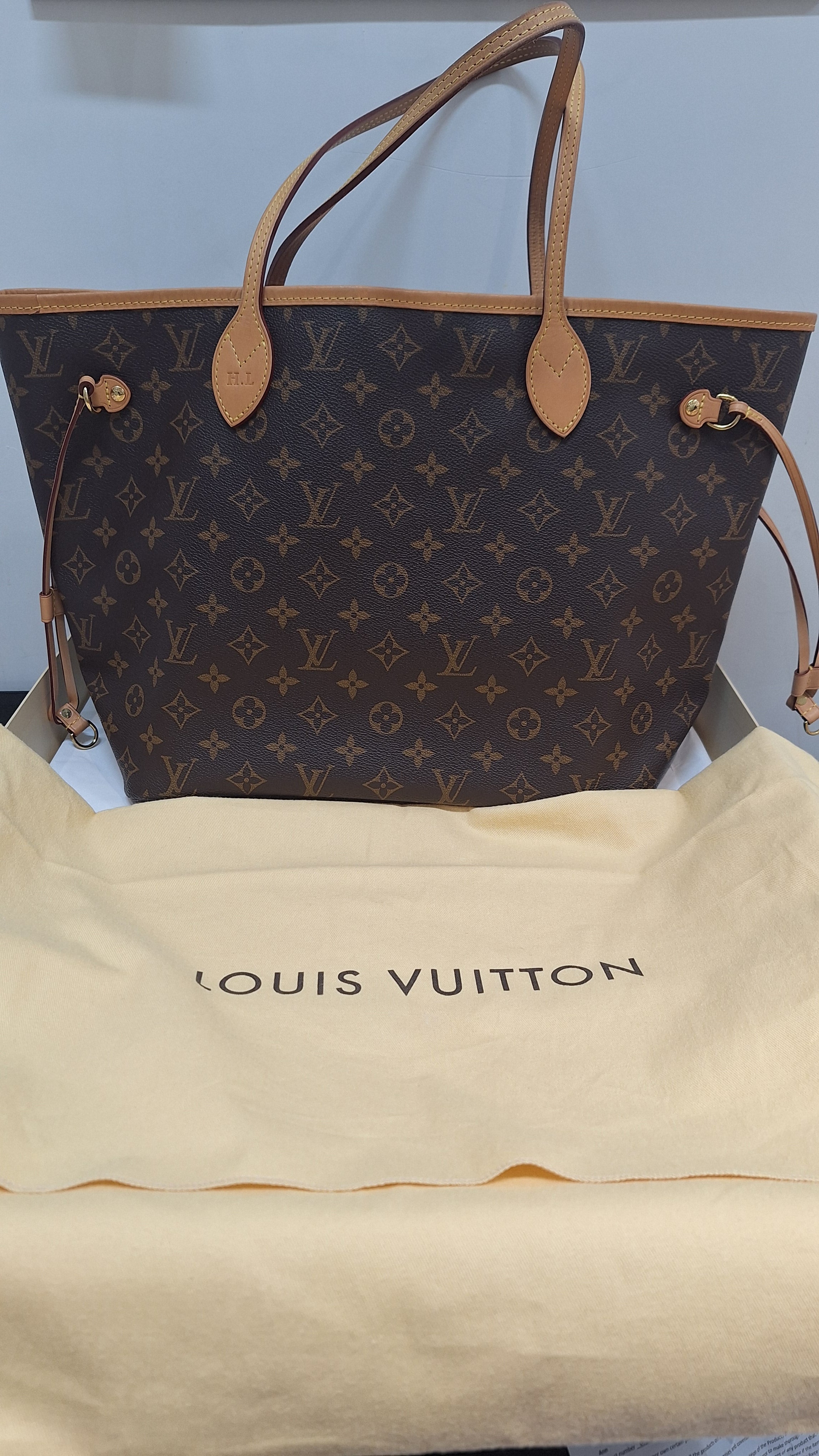 Louis Vuitton Neverfull Tote Bag Monogram Canvas