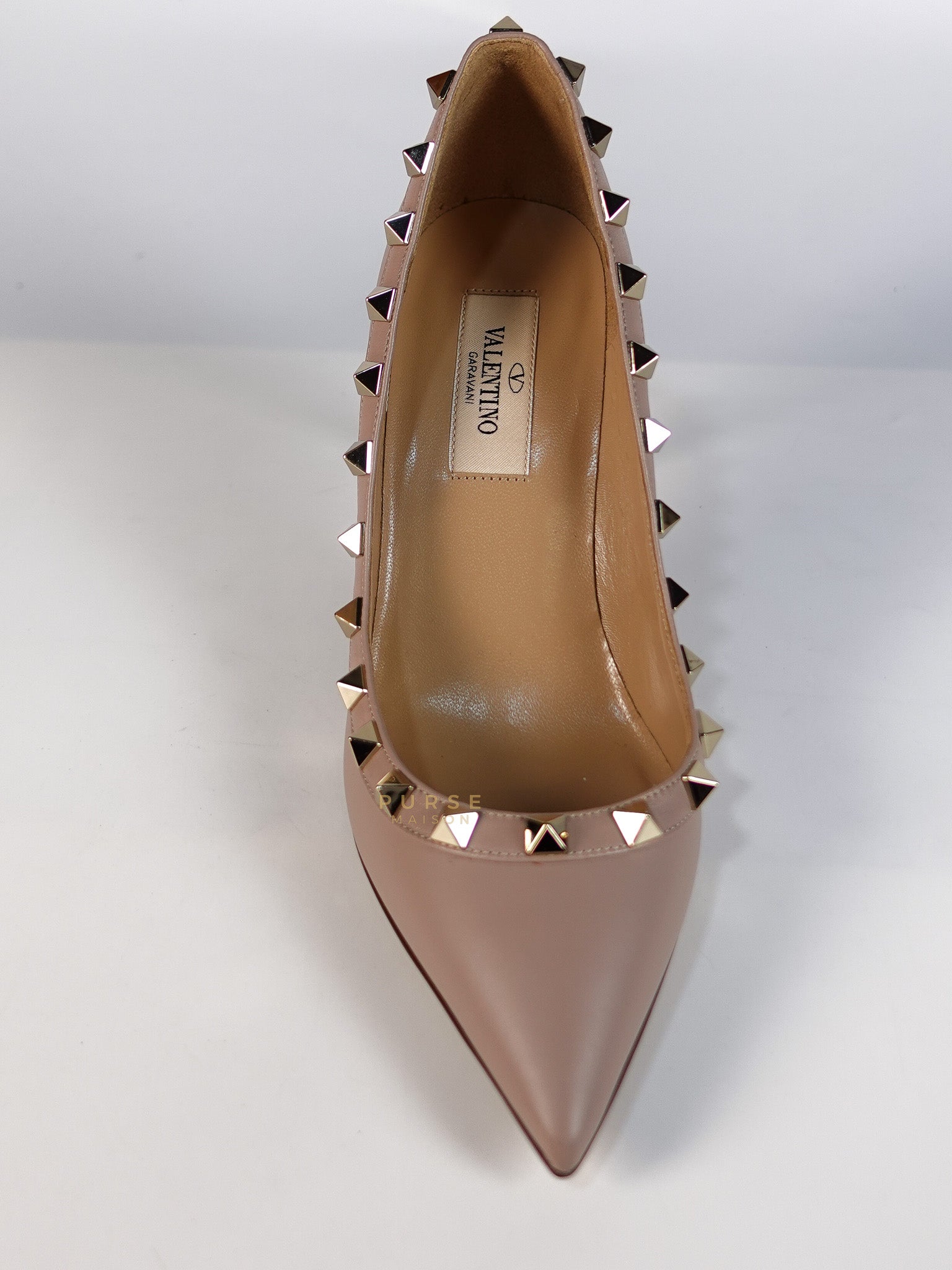 Rockstud Poudre Heels Size 35 EU (22.cm) | Purse Maison Luxury Bags Shop