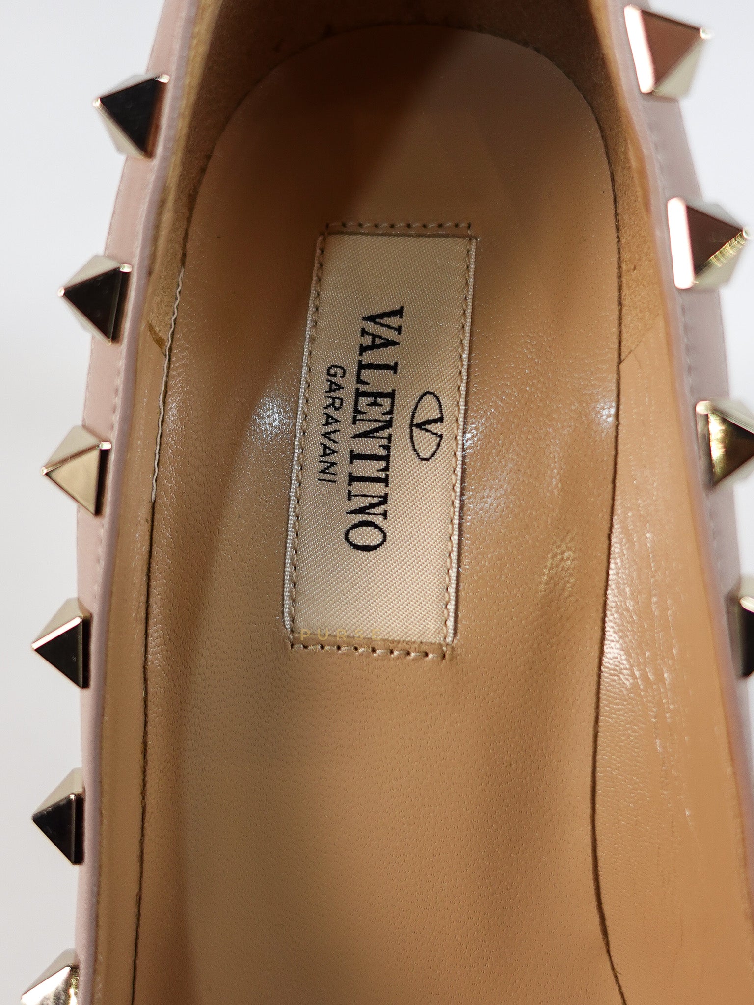 Rockstud Poudre Heels Size 35 EU (22.cm) | Purse Maison Luxury Bags Shop