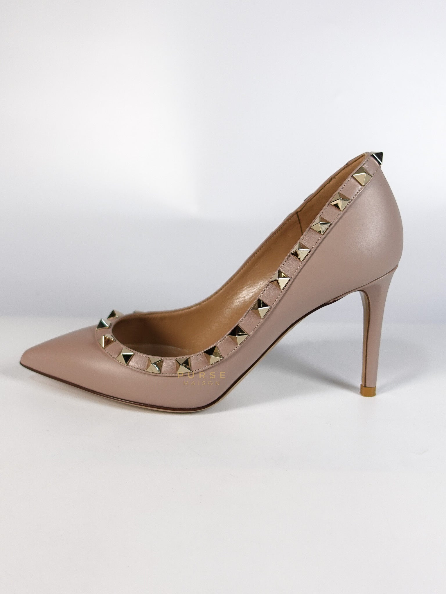 Rockstud Poudre Heels Size 35 EU (22.cm) | Purse Maison Luxury Bags Shop
