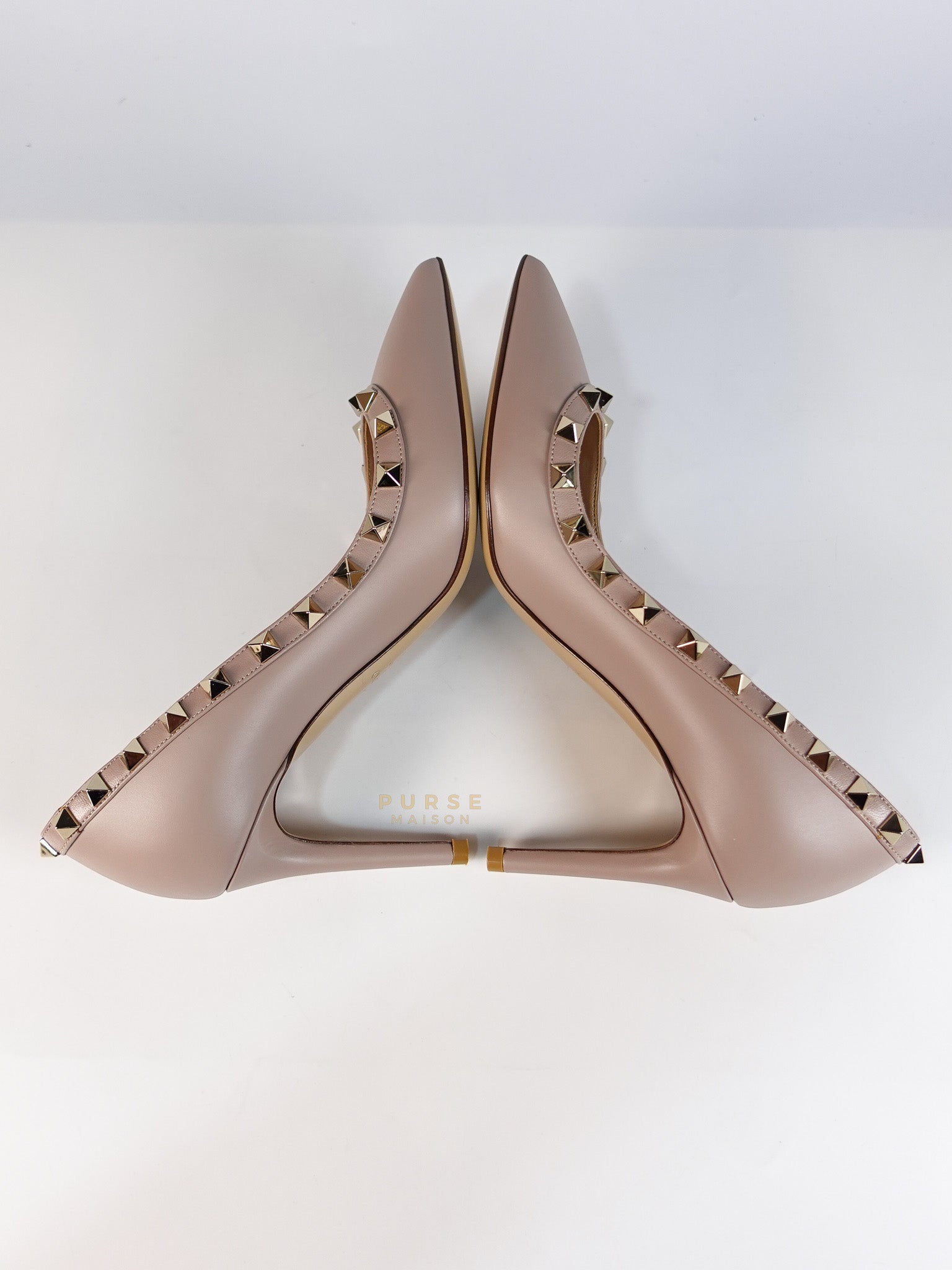 Rockstud Poudre Heels Size 35 EU (22.cm) | Purse Maison Luxury Bags Shop