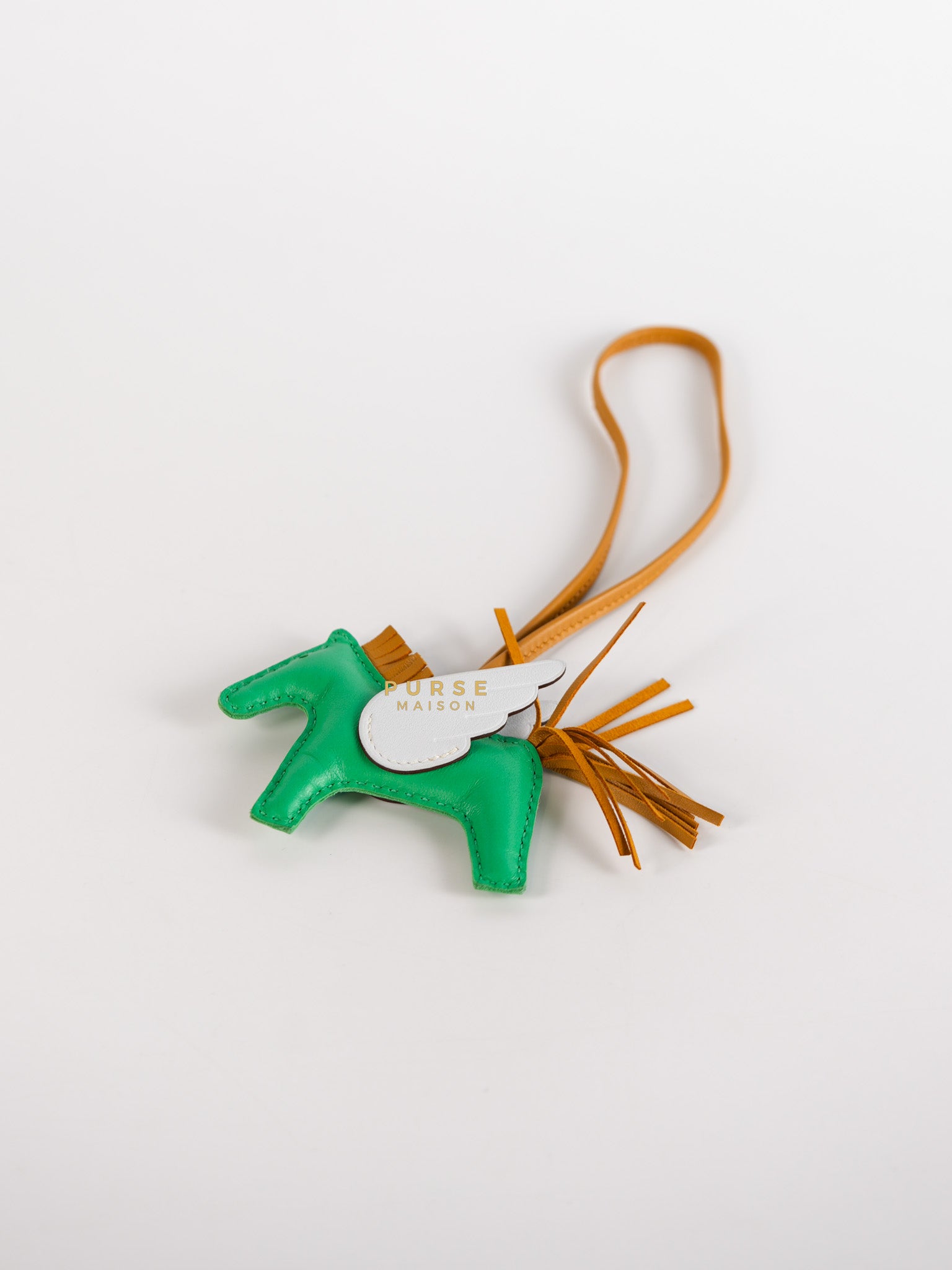 Rodeo Pegase Multicolor Leather Bag Charm (Stamp U) | Purse Maison Luxury Bags Shop
