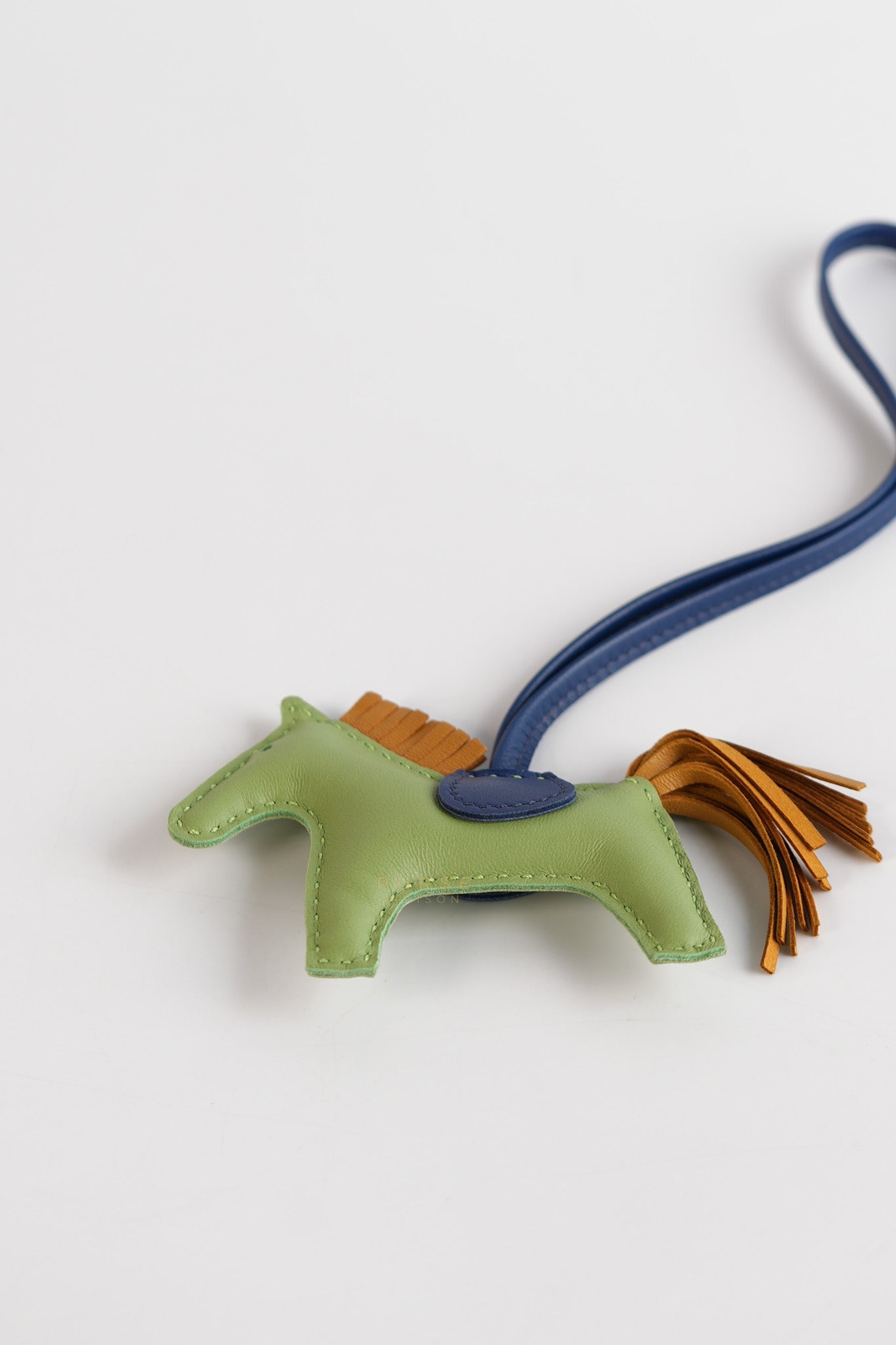 Rodeo PM Bag Charm in Blue/Green/Yellow | Purse Maison Luxury Bags Shop