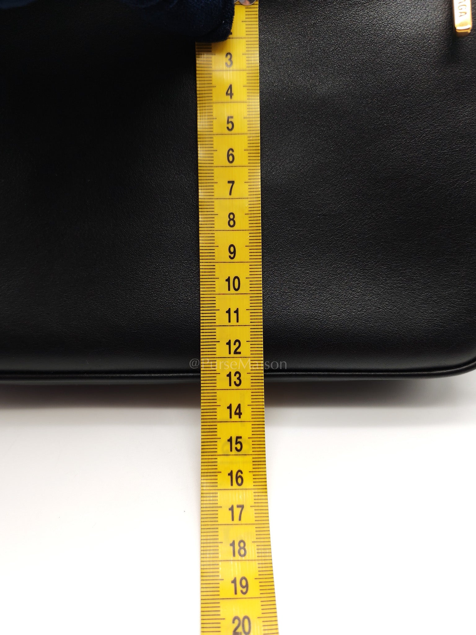 Rodeo Shoulder Bag in Black Calfskin Leather & Gold Hardware | Purse Maison Luxury Bags Shop