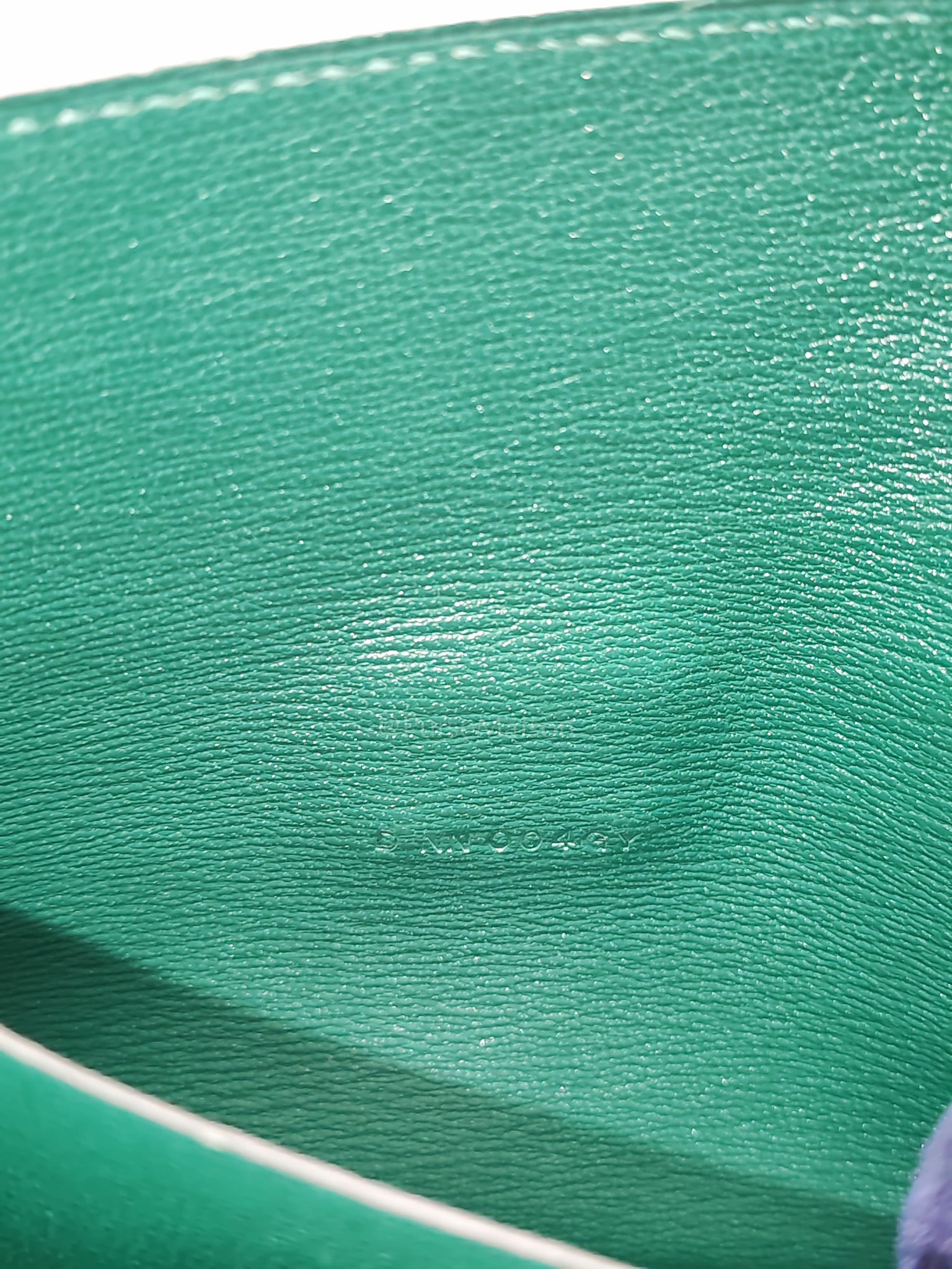 Clic 16 To Go in Green Shiny Alligator Palladium Hardware Stamp D(2019)