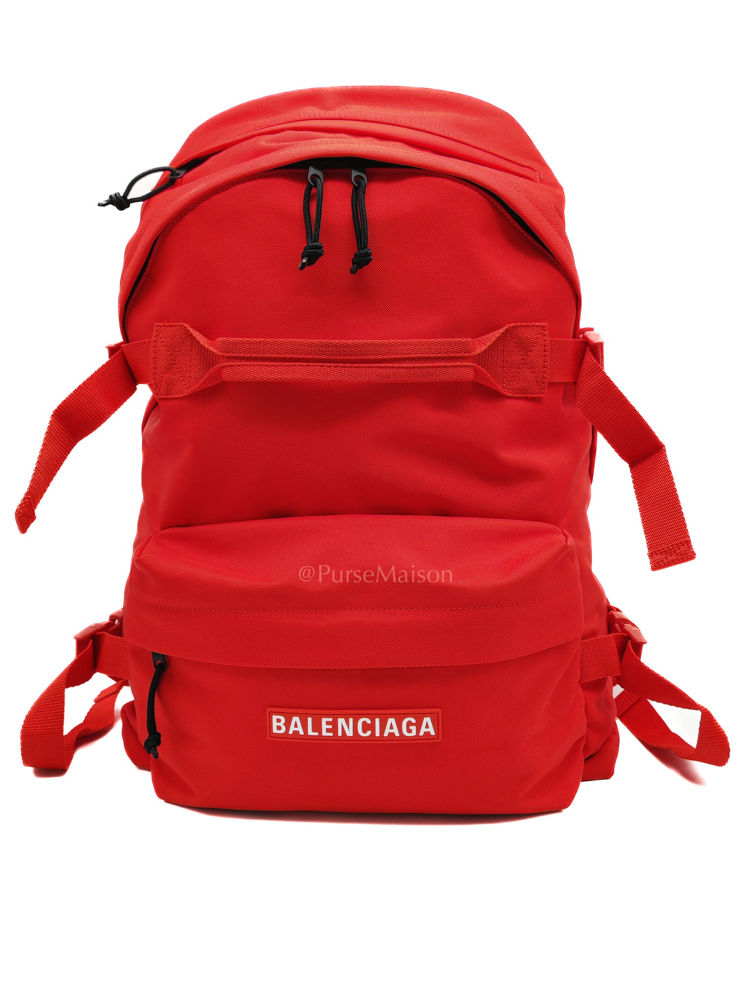 Skiwear in Red Nylon Backpack