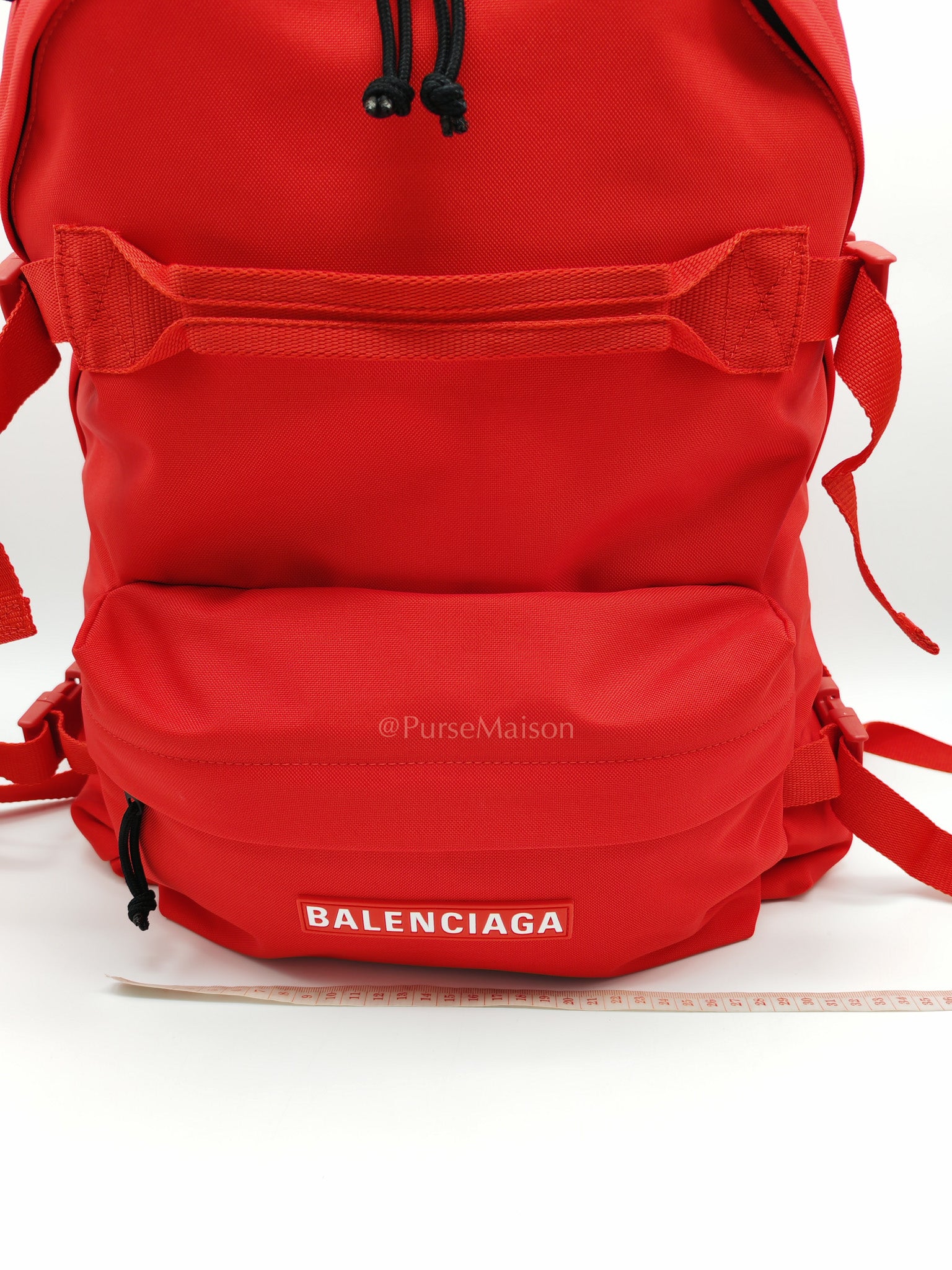 Skiwear in Red Nylon Backpack