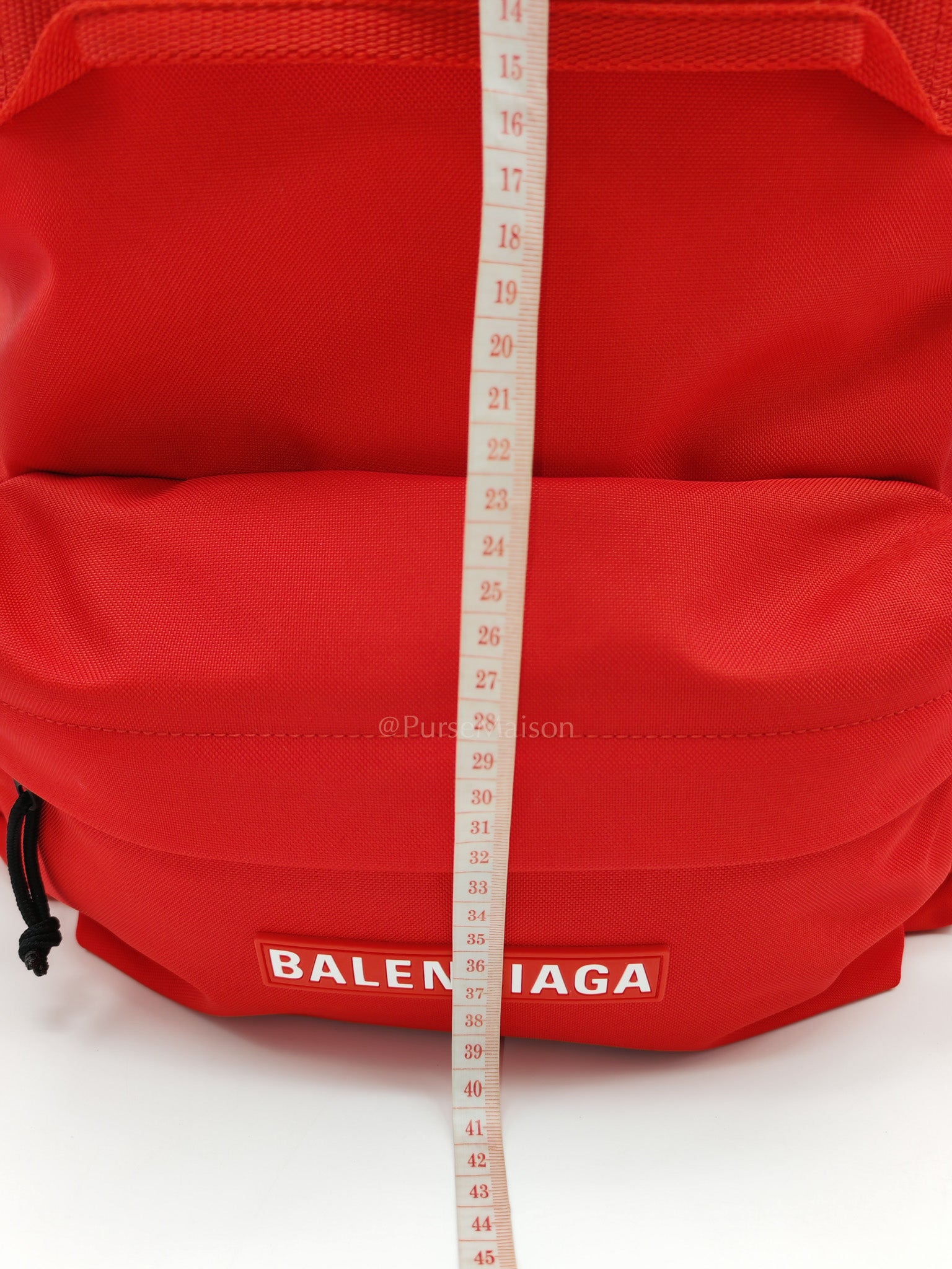 Skiwear in Red Nylon Backpack