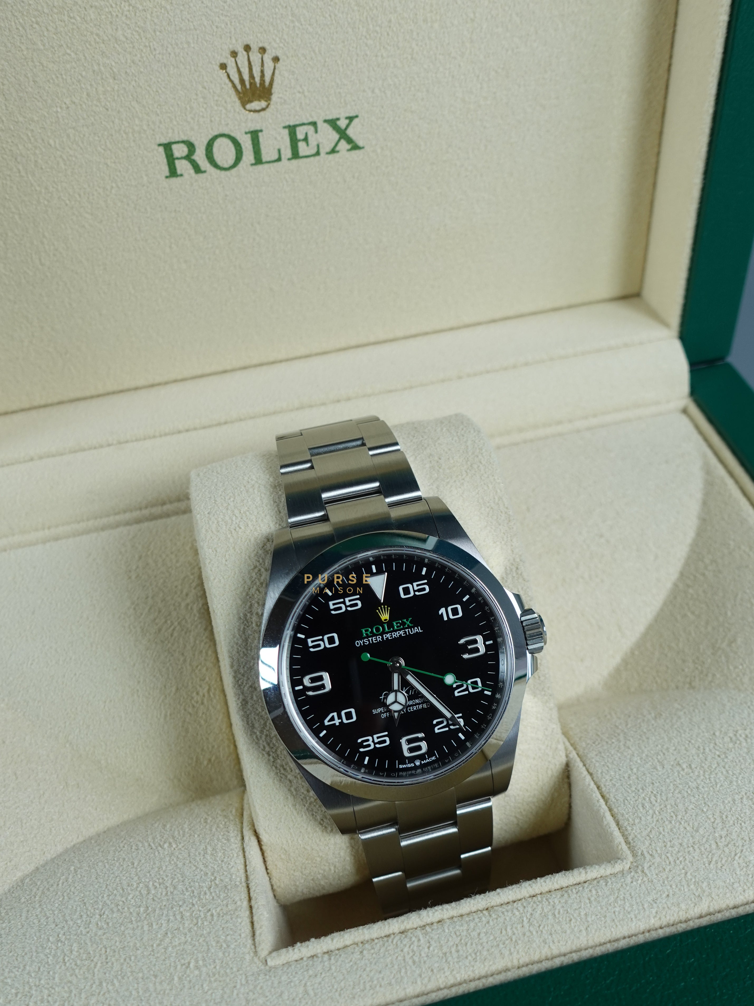 Rolex Air King Oyster Perpetual Watch | Purse Maison Luxury Bags Shop