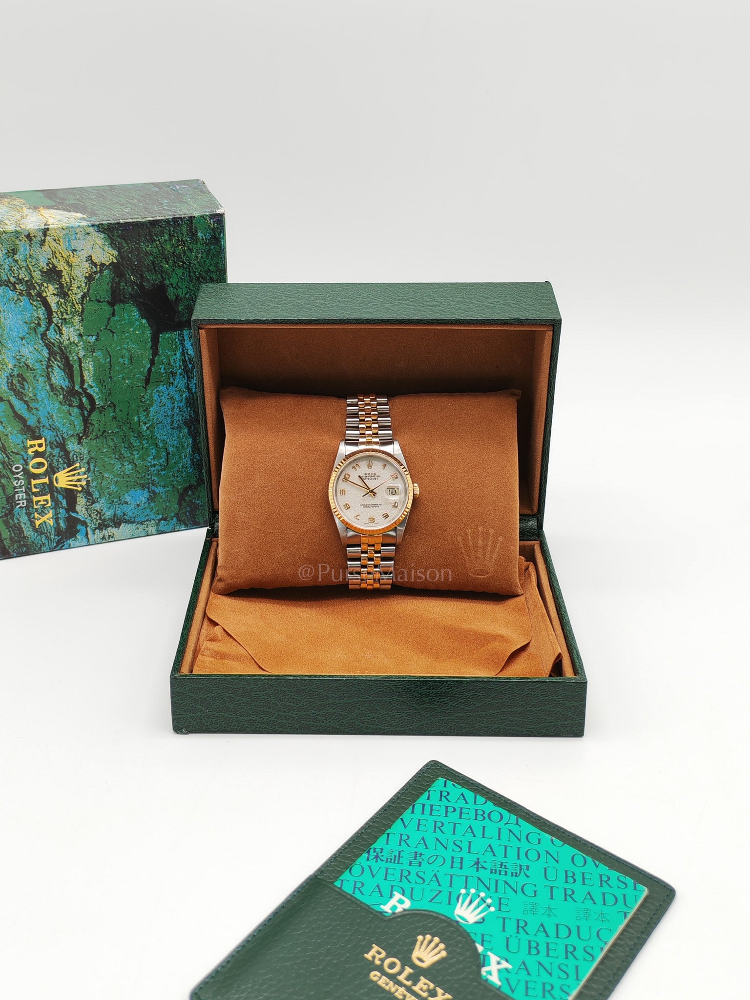 Datejust 36mm Reference 16233 Oyster Perpetual Anniversary Dial Two Tone Jubilee Bracelet | Purse Maison Luxury Bags Shop
