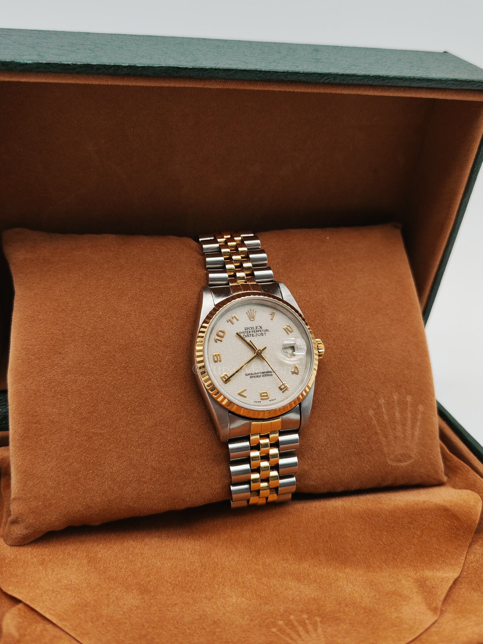 Datejust 36mm Reference 16233 Oyster Perpetual Anniversary Dial Two Tone Jubilee Bracelet | Purse Maison Luxury Bags Shop