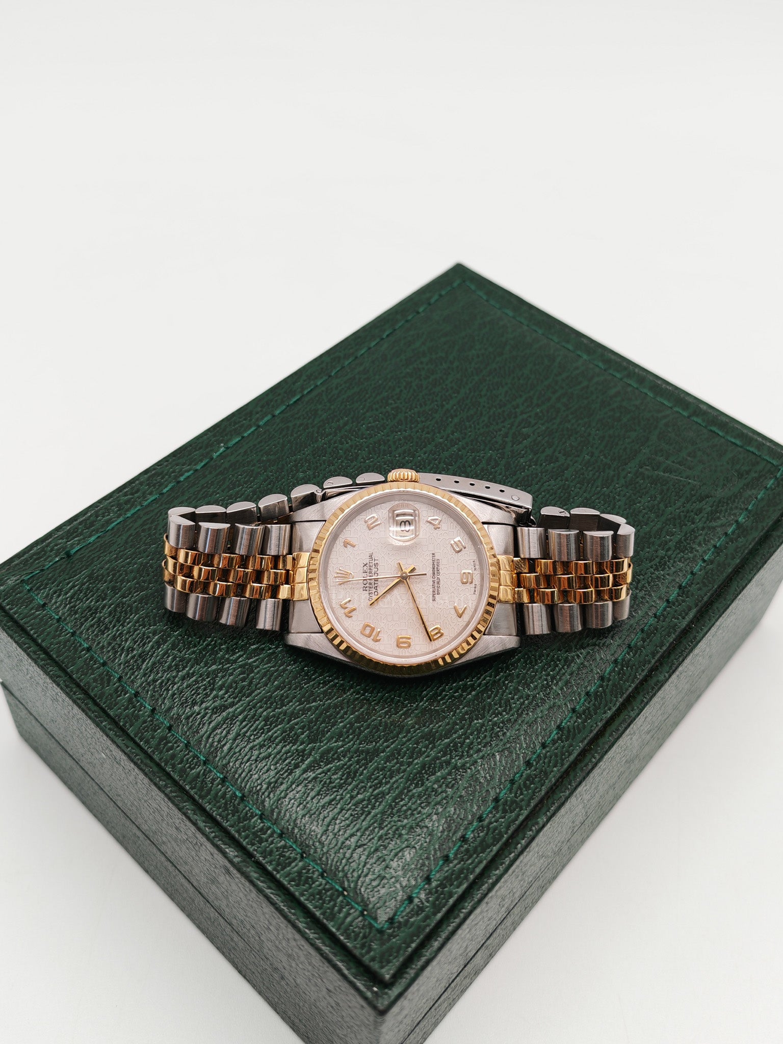 Datejust 36mm Reference 16233 Oyster Perpetual Anniversary Dial Two Tone Jubilee Bracelet | Purse Maison Luxury Bags Shop