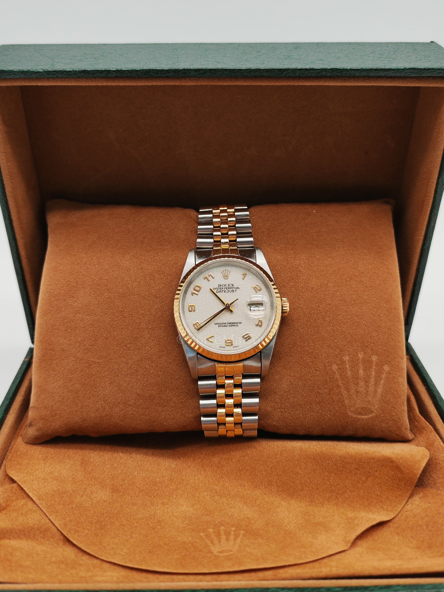 Datejust 36mm Reference 16233 Oyster Perpetual Anniversary Dial Two Tone Jubilee Bracelet | Purse Maison Luxury Bags Shop