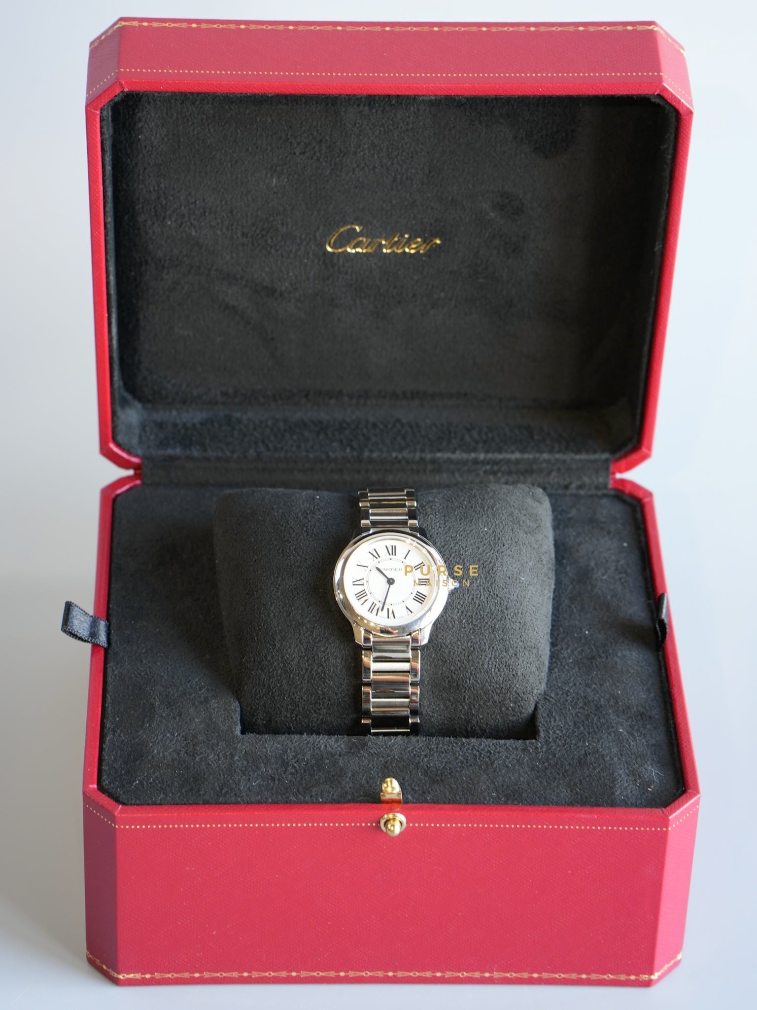 Ronde Must de Cartier Silver Watch for Women | Purse Maison Luxury Bags Shop