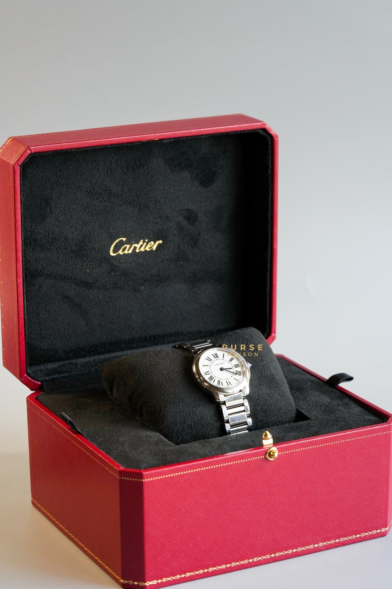 Ronde Must de Cartier Silver Watch for Women | Purse Maison Luxury Bags Shop