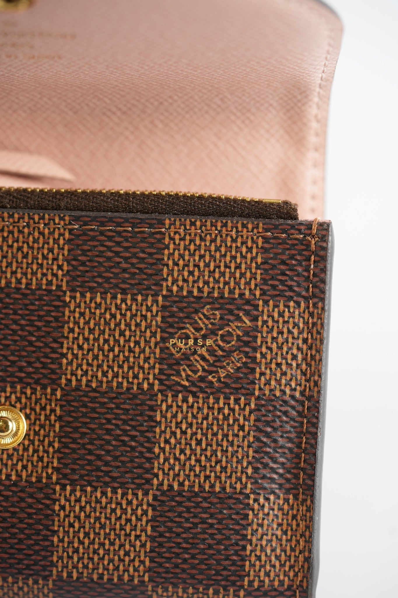 Rosalie Coin Purse in Damier Ebene Canvas (Date Code: UB4109) | Purse Maison Luxury Bags Shop