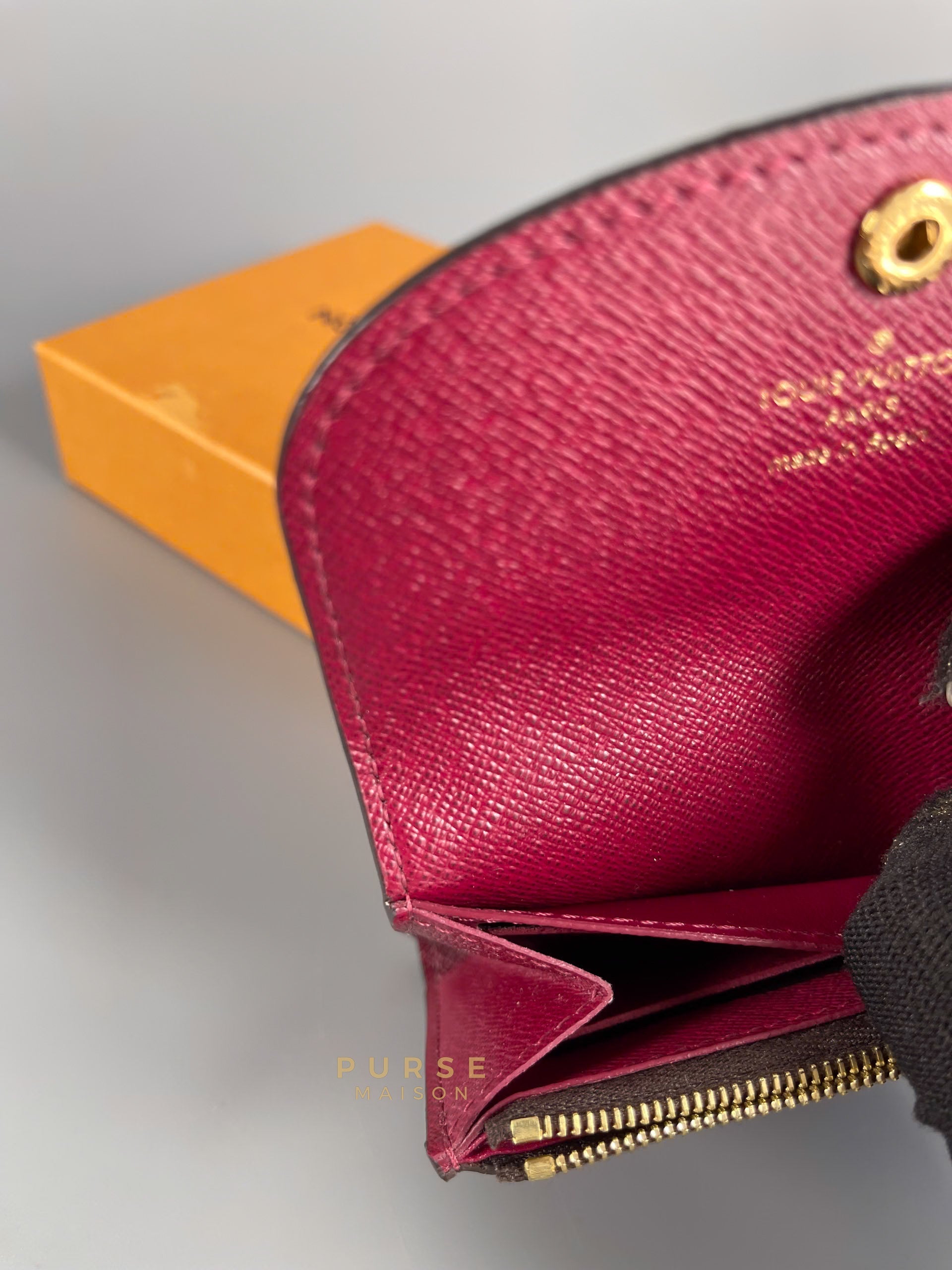 Louis Vuitton Rosalie Coin Purse in Monogram Fuchsia Interior (Date code: UB2230) | Purse Maison Luxury Bags Shop