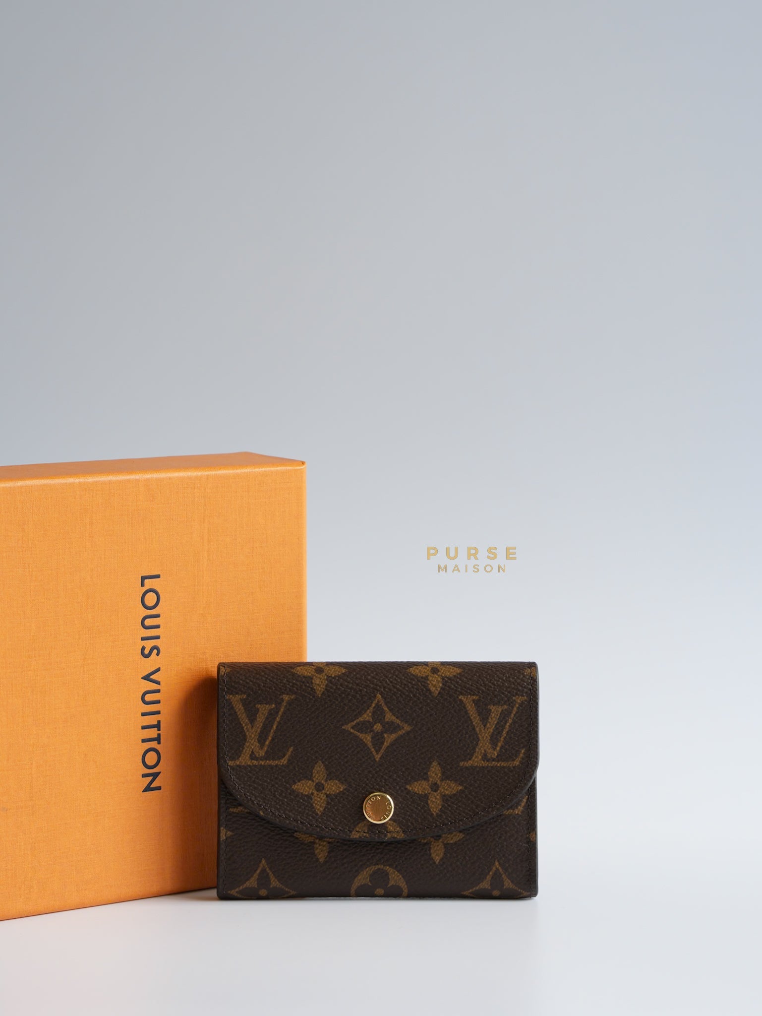 Rosalie Coin Purse in Monogram Fuchsia Interior (Microchip) | Purse Maison Luxury Bags Shop