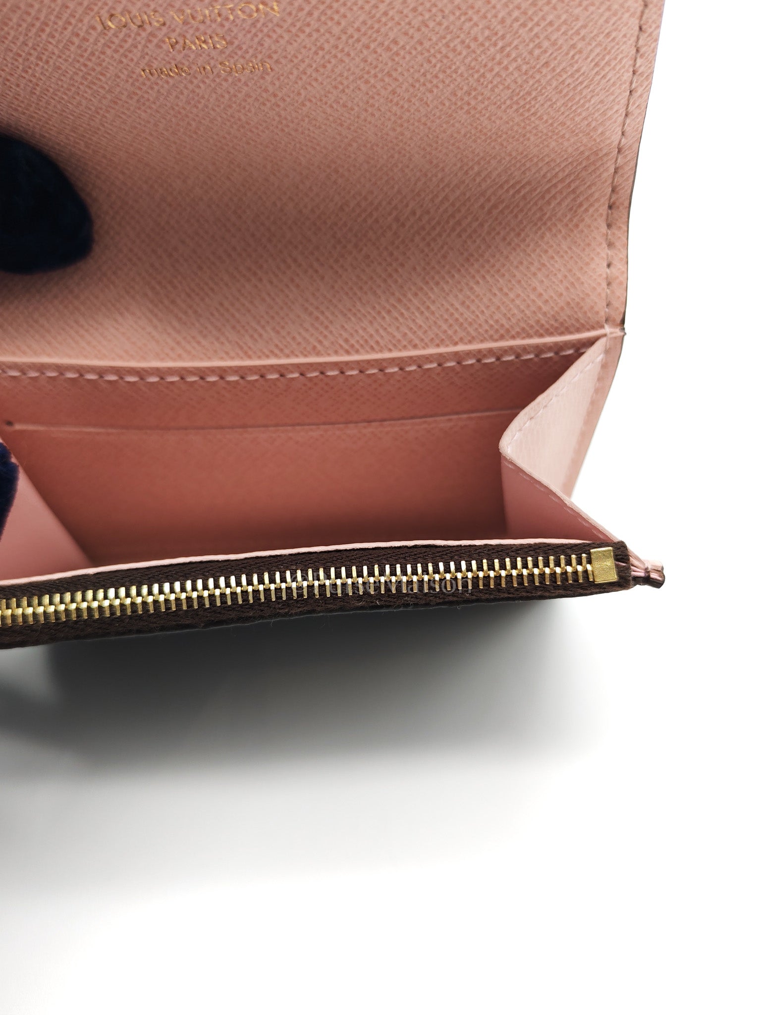 Rosalie in Monogram Canvas with Rose Ballerine interior Wallet | Purse Maison Luxury Bags Shop