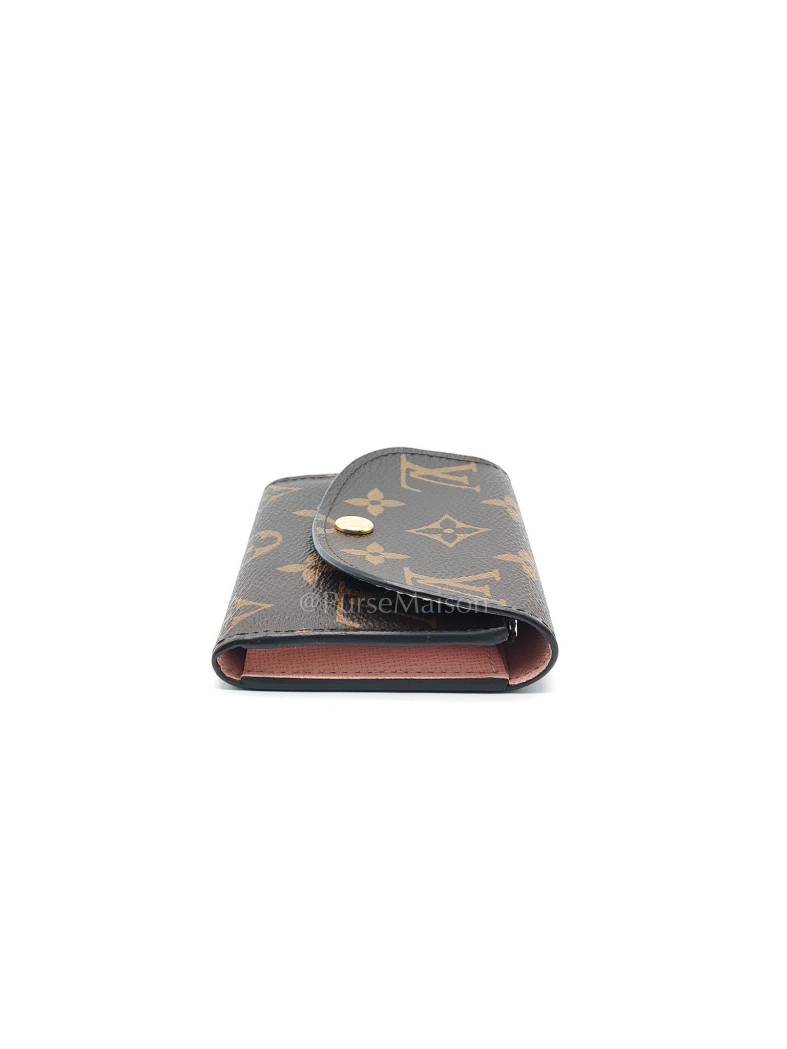 Rosalie in Monogram Canvas with Rose Ballerine interior Wallet | Purse Maison Luxury Bags Shop