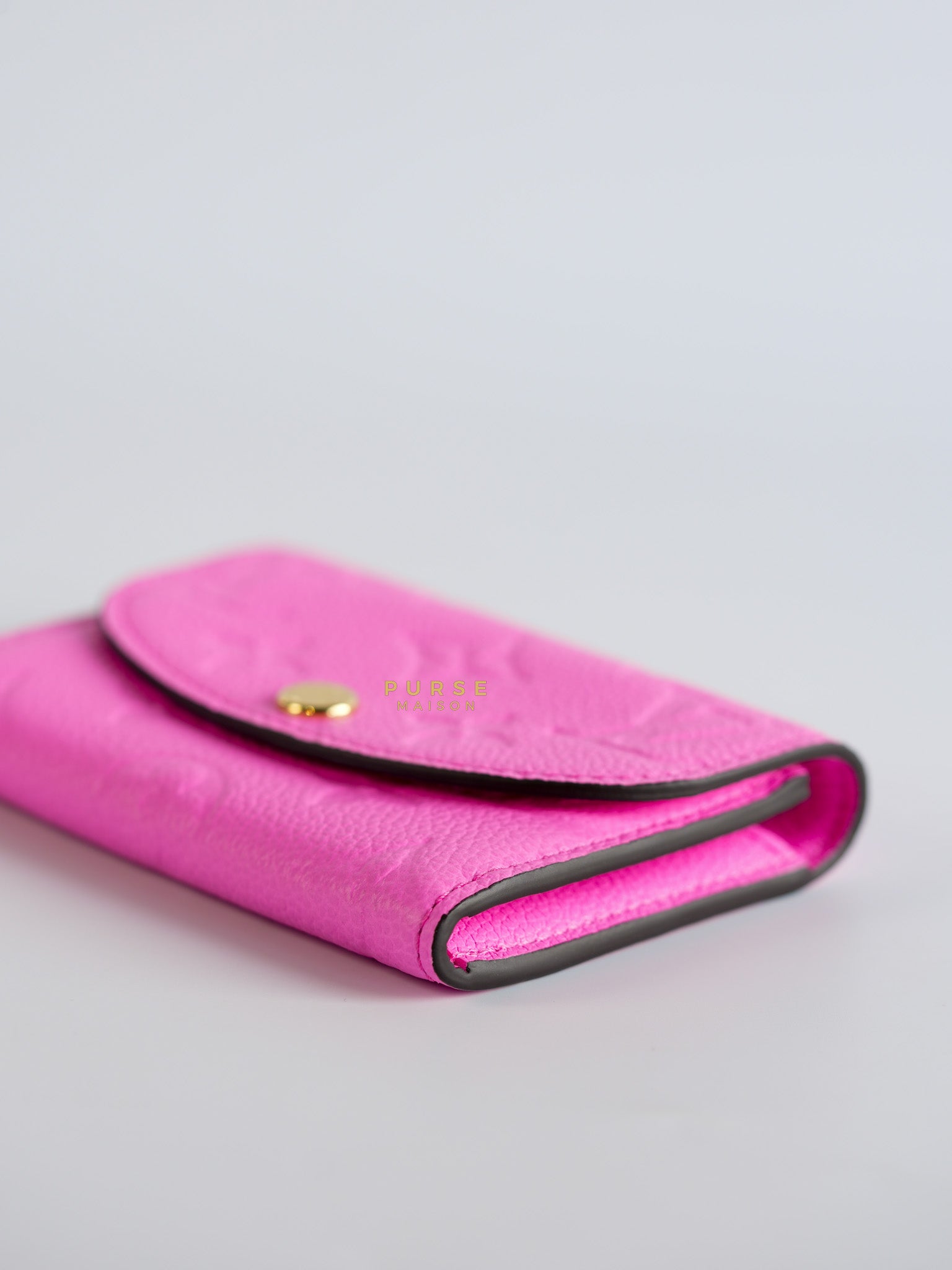 Rose Lollipop Monogram Empreinte Leather Rosalie Coin Purse | Purse Maison Luxury Bags Shop