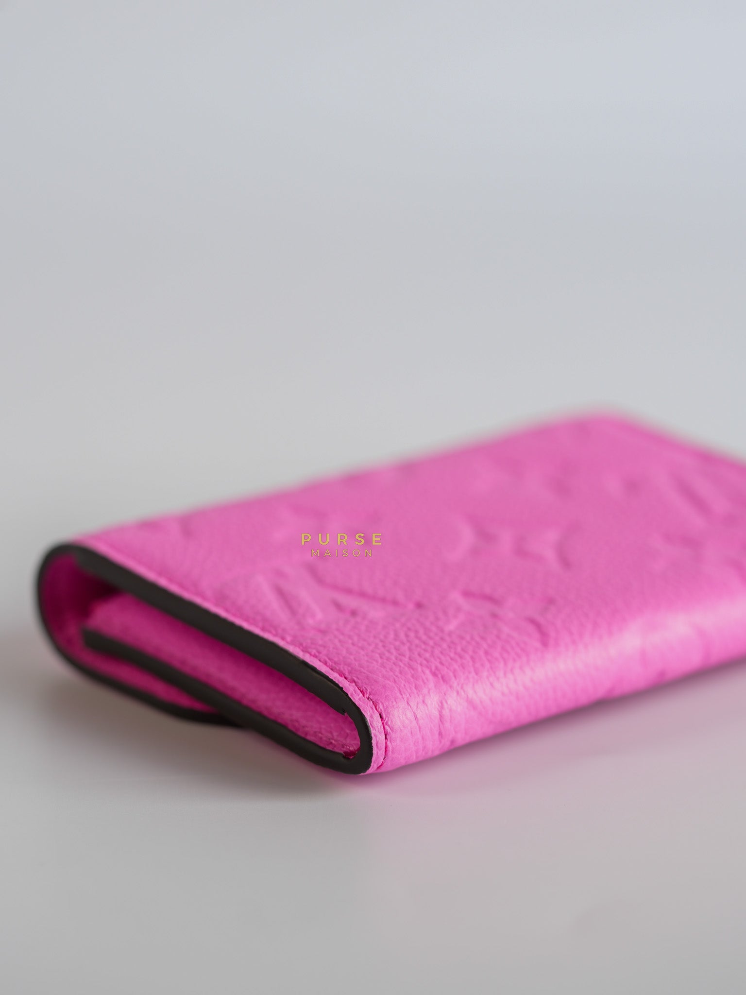 Rose Lollipop Monogram Empreinte Leather Rosalie Coin Purse | Purse Maison Luxury Bags Shop