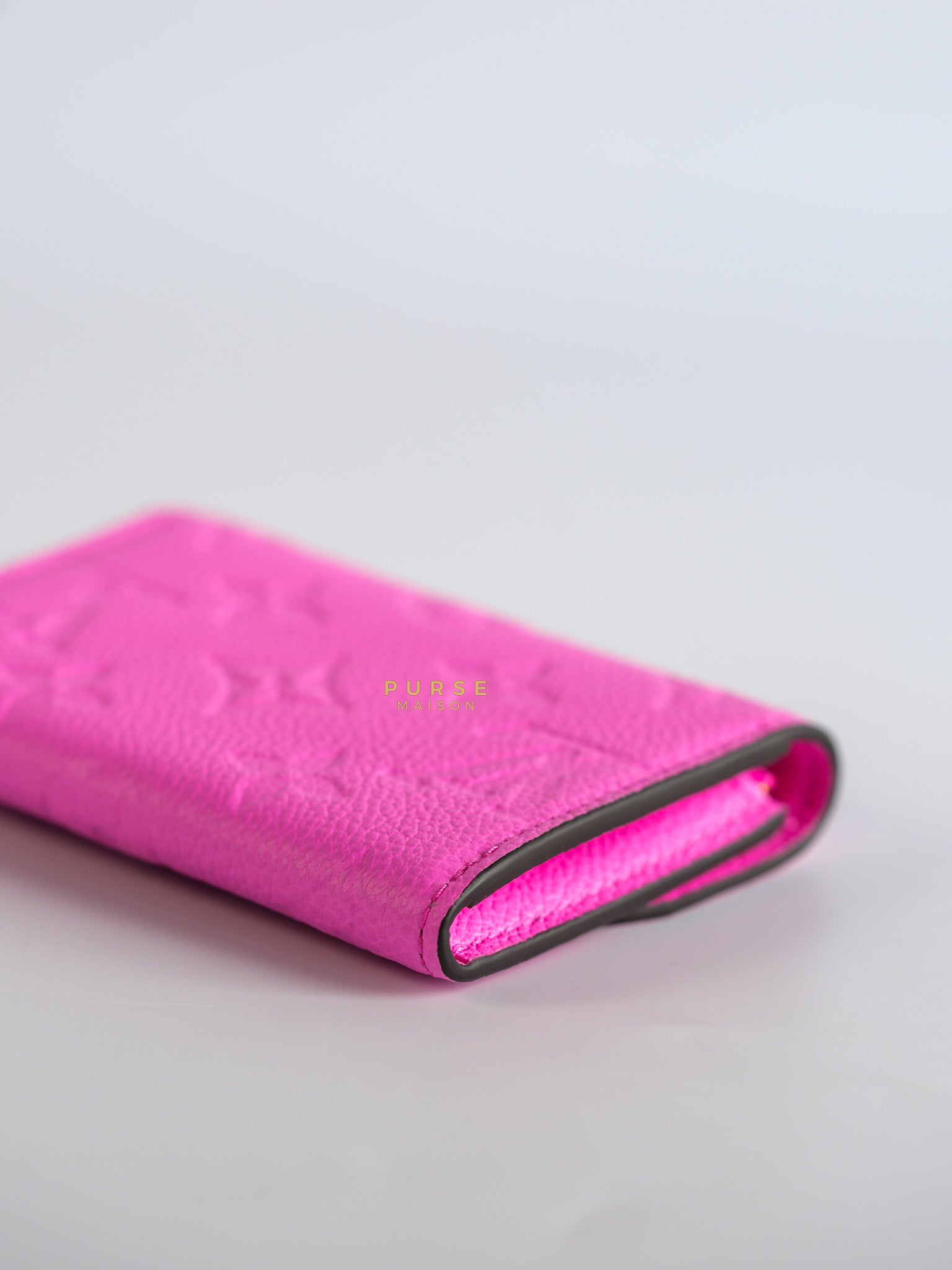 Rose Lollipop Monogram Empreinte Leather Rosalie Coin Purse | Purse Maison Luxury Bags Shop