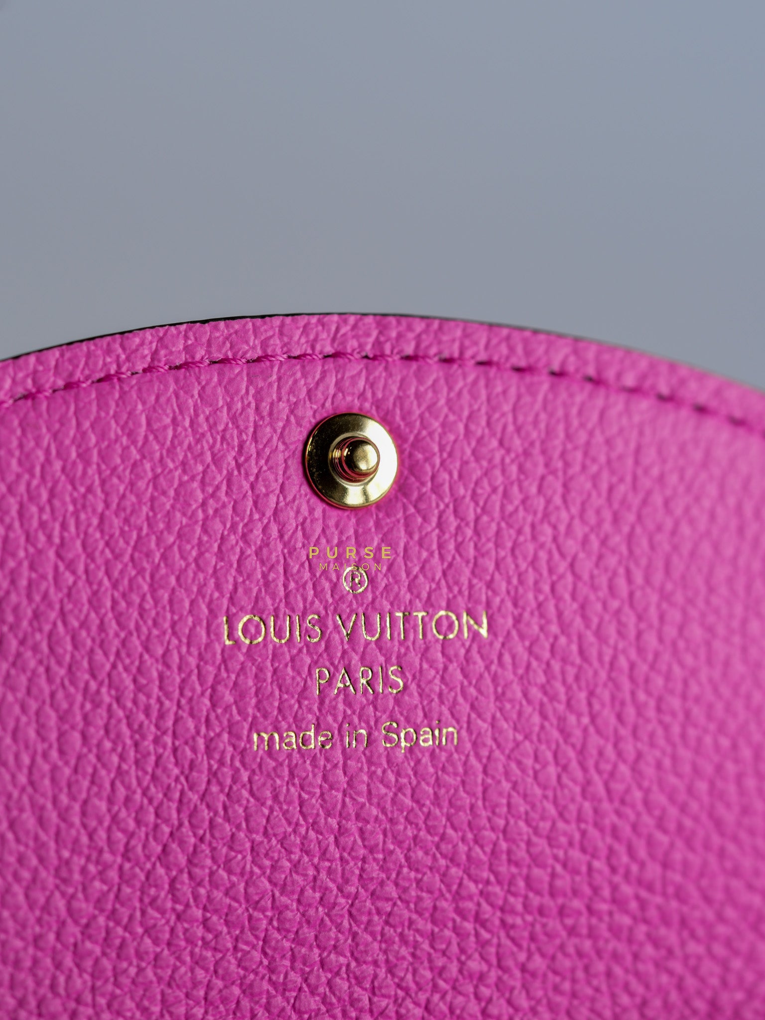 Rose Lollipop Monogram Empreinte Leather Rosalie Coin Purse | Purse Maison Luxury Bags Shop