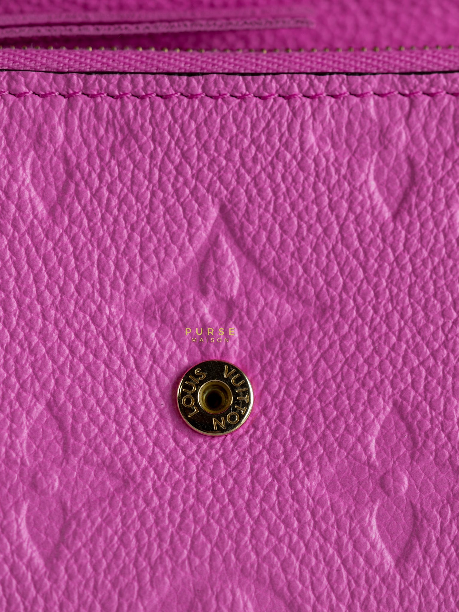 Rose Lollipop Monogram Empreinte Leather Rosalie Coin Purse | Purse Maison Luxury Bags Shop